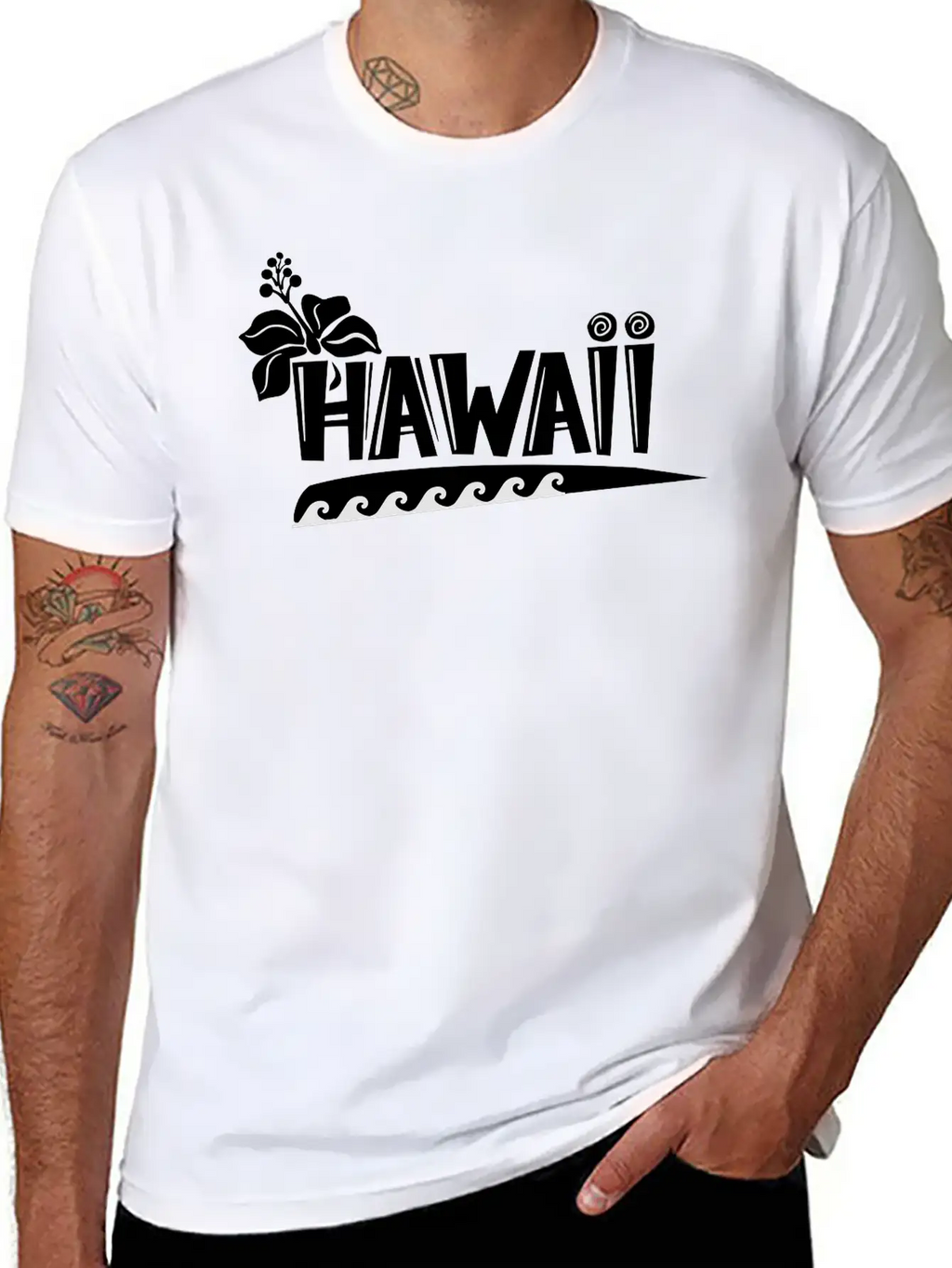 Hawaii Logo Unisex Casual T-Shirt – Clean Design For Daily Comfort