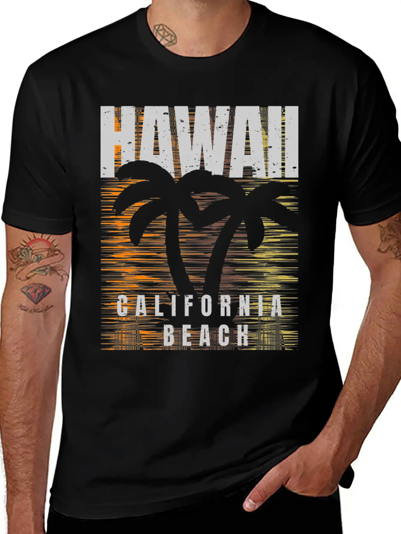 Hawaii Vibes: California Beach Lover Gifts Unisex Short Sleeve Soft Cotton T-Shirt – Casual Everyday Wear