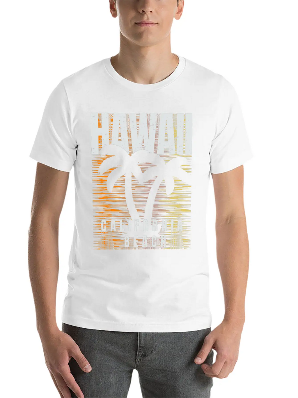 Hawaii Vibes: California Beach Lover Gifts Unisex Short Sleeve Soft Cotton T-Shirt – Casual Everyday Wear