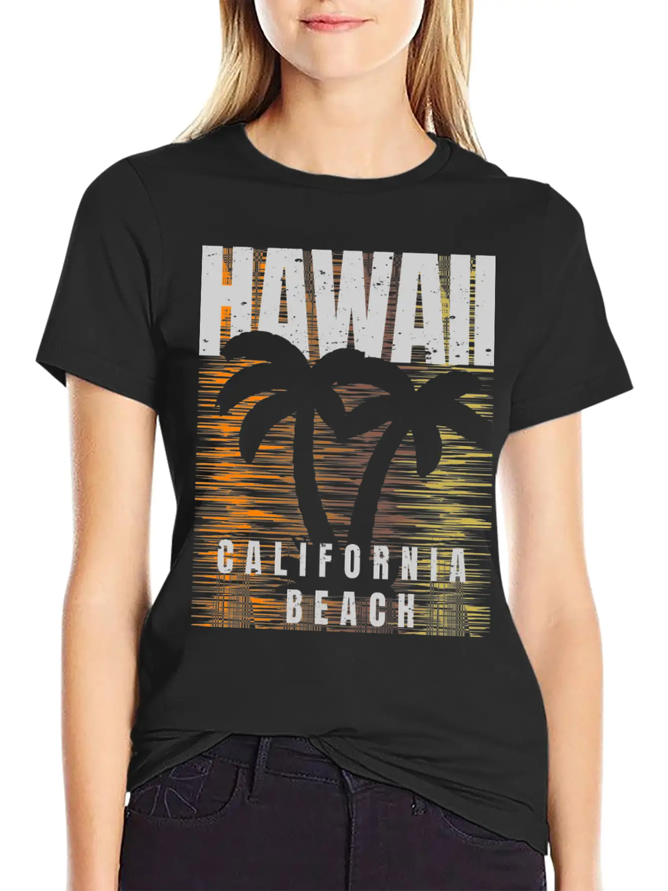Hawaii Vibes: California Beach Lover Gifts Unisex Short Sleeve Soft Cotton T-Shirt – Casual Everyday Wear