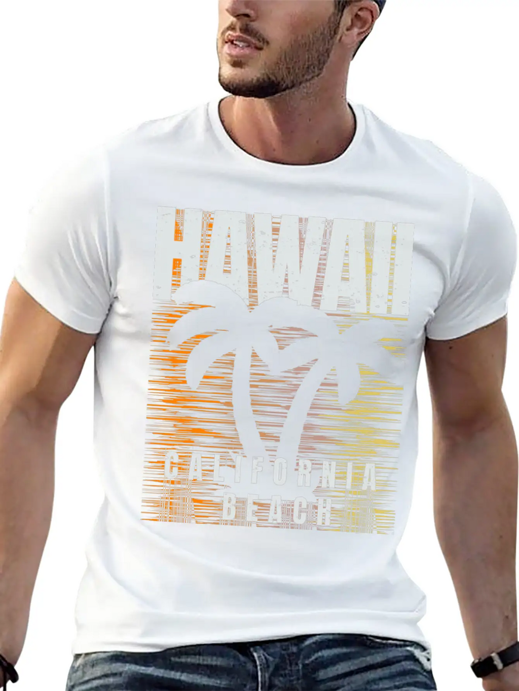 Hawaii Vibes: California Beach Lover Gifts Unisex Short Sleeve Soft Cotton T-Shirt – Casual Everyday Wear