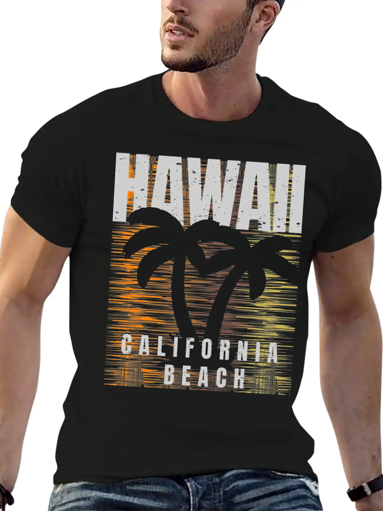 Hawaii Vibes: California Beach Lover Gifts Unisex Short Sleeve Soft Cotton T-Shirt – Casual Everyday Wear