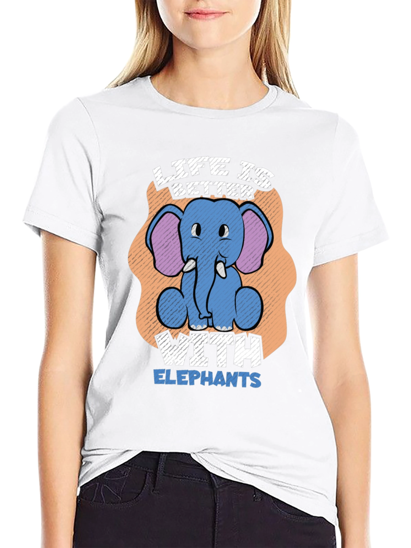 Life is Better with Elephants T-Shirt