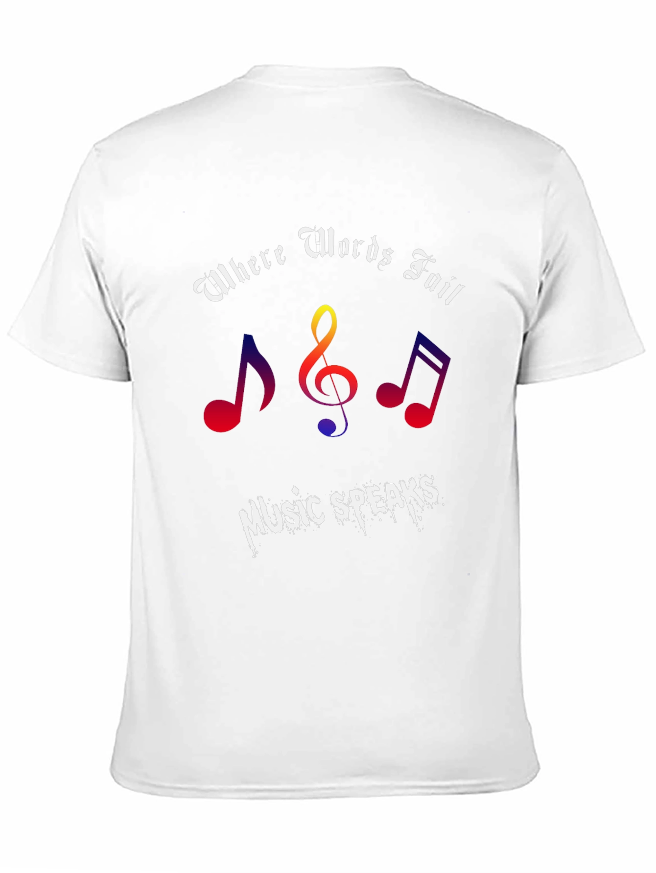 Music Speaks Graphic Tee