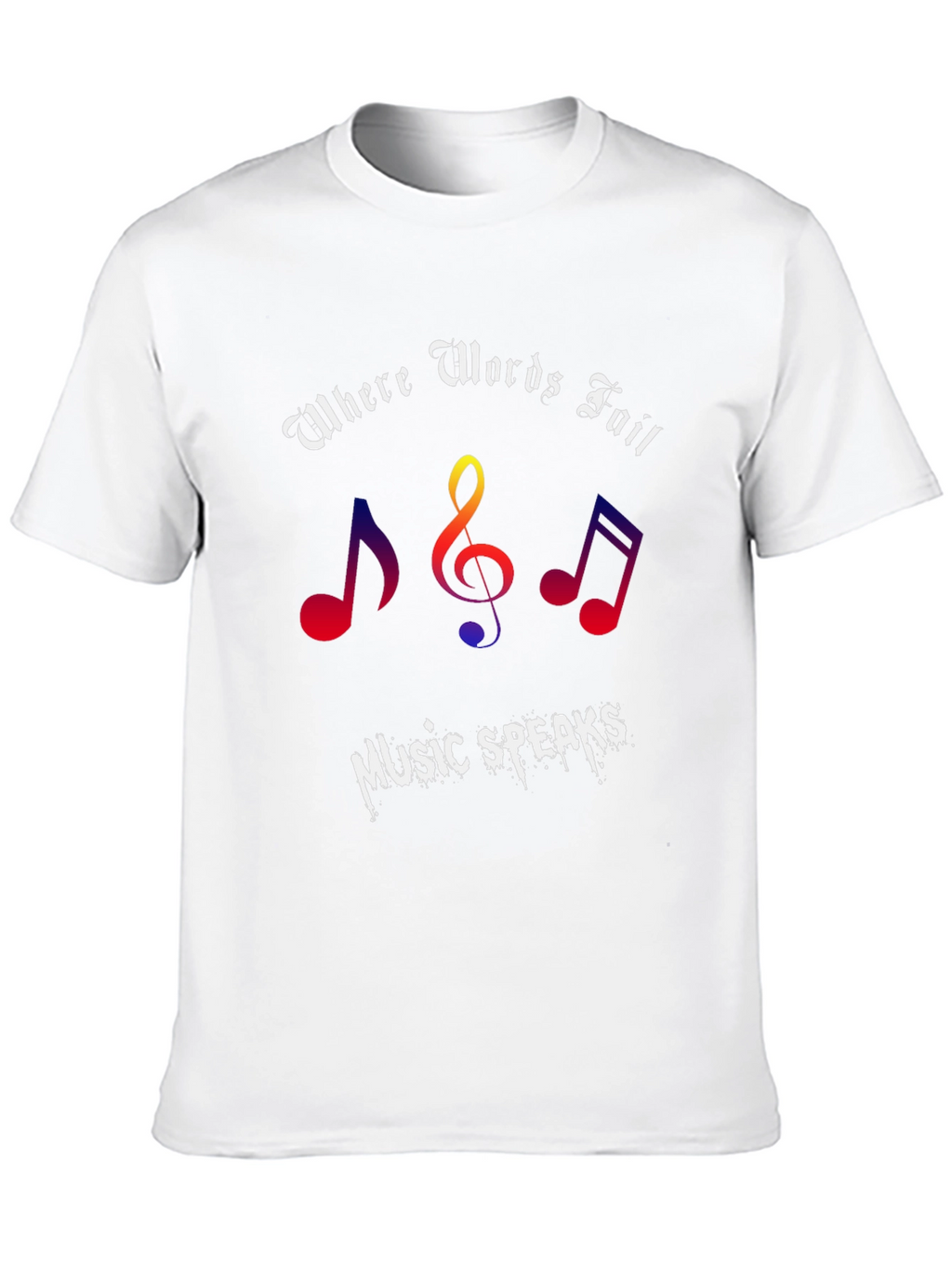 Music Speaks Graphic Tee