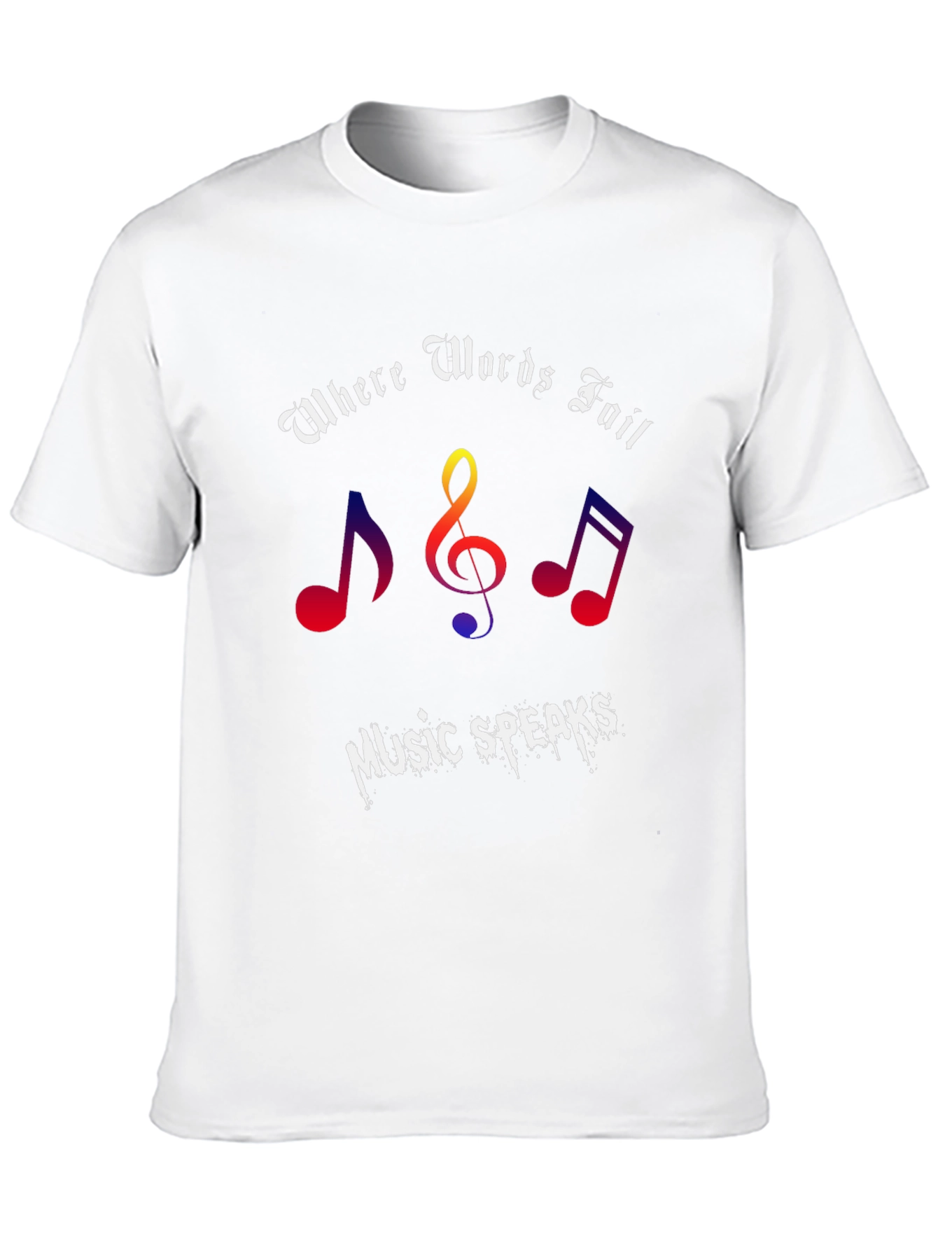 Music Speaks Graphic Tee