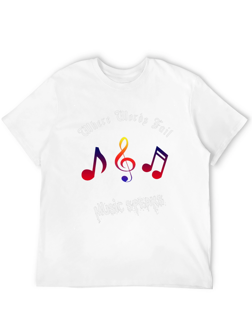Music Speaks Graphic Tee