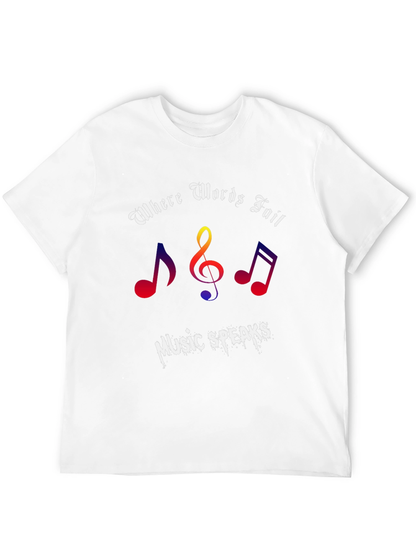 Music Speaks Graphic Tee