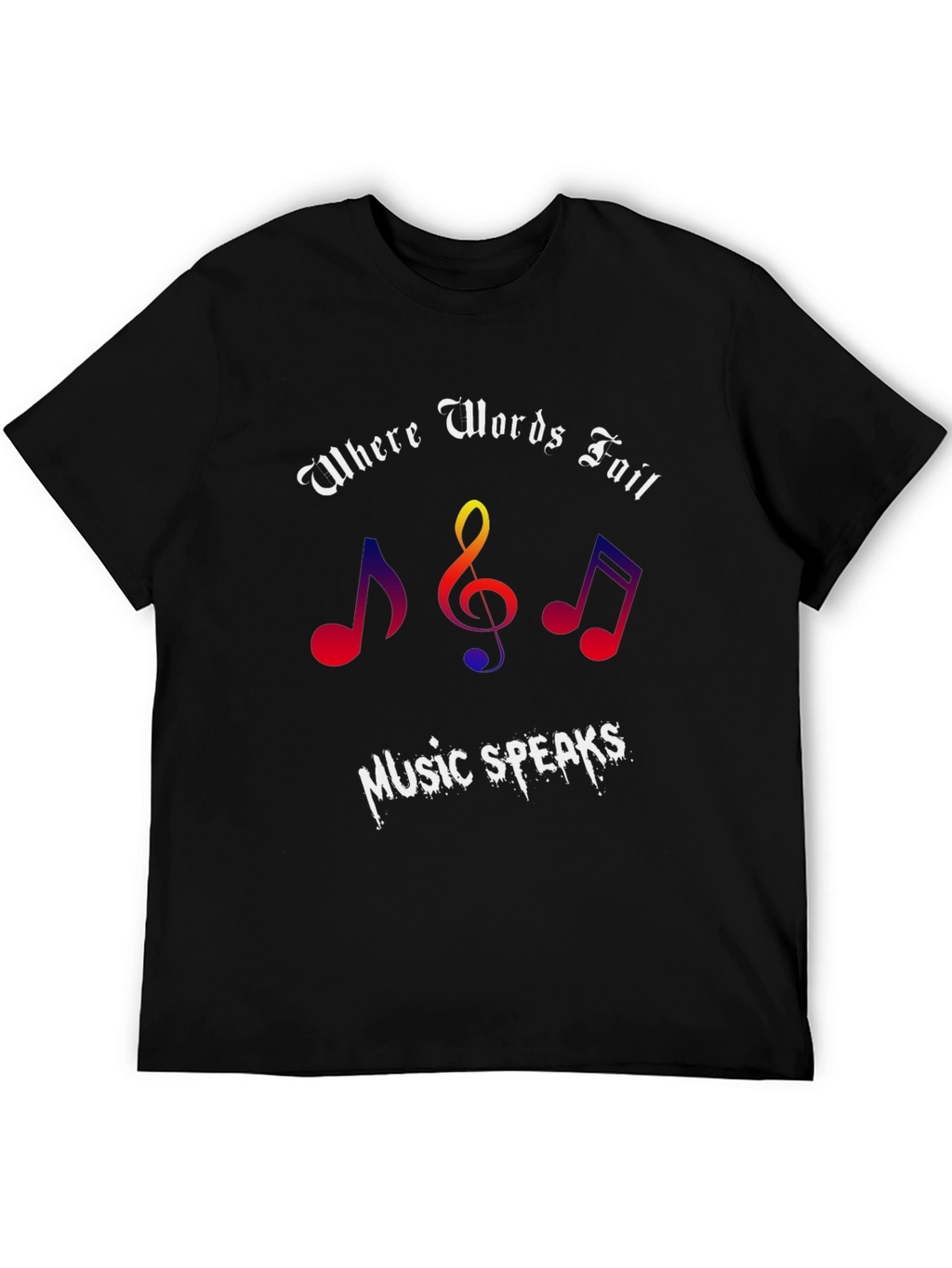 Music Speaks Graphic Tee