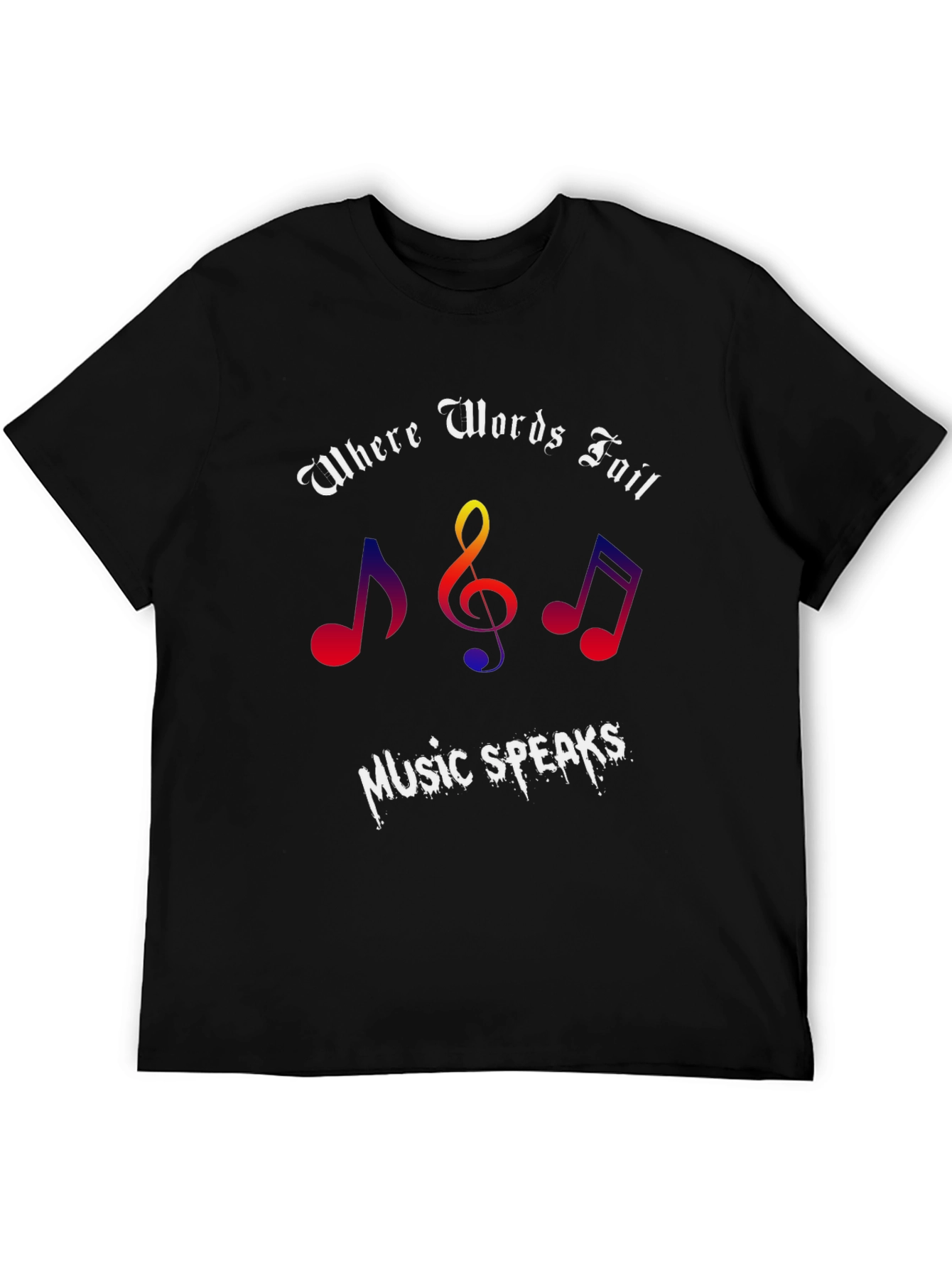 Music Speaks Graphic Tee