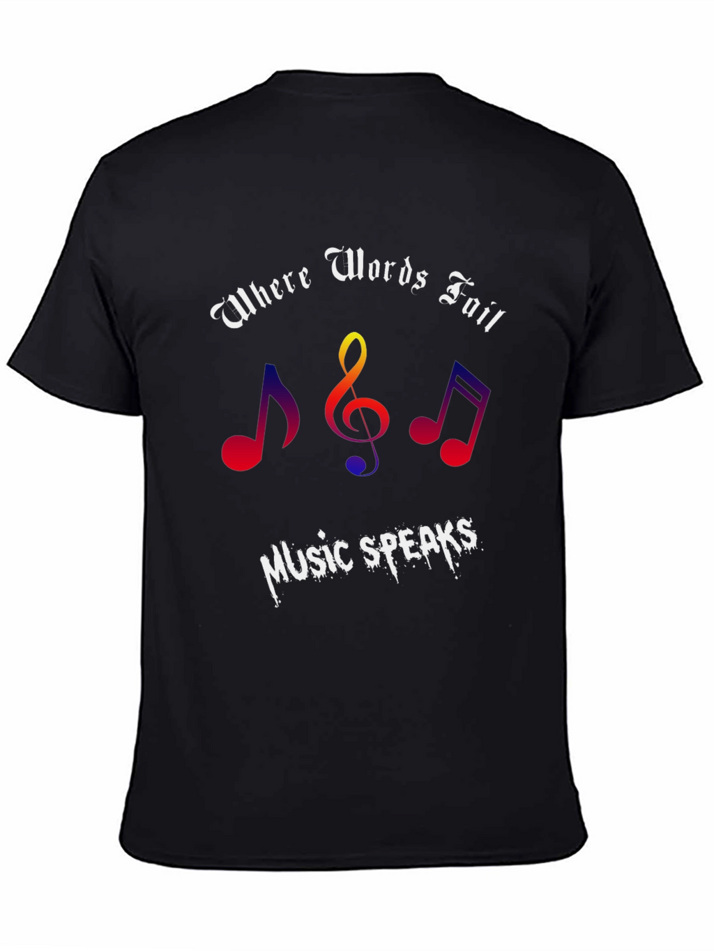 Music Speaks Graphic Tee