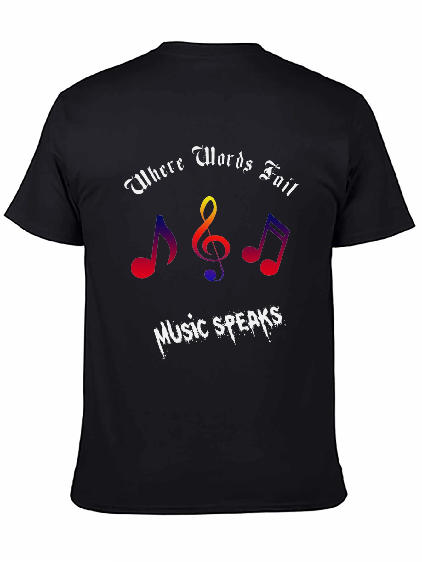 Music Speaks Graphic Tee