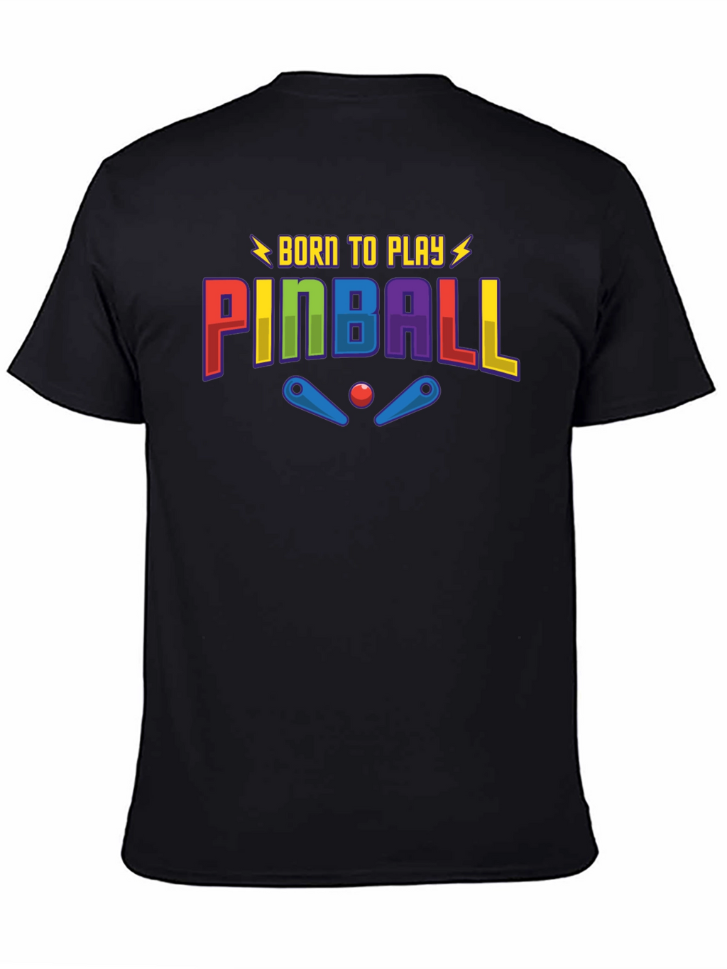 Born to Play Pinball Graphic T-Shirt