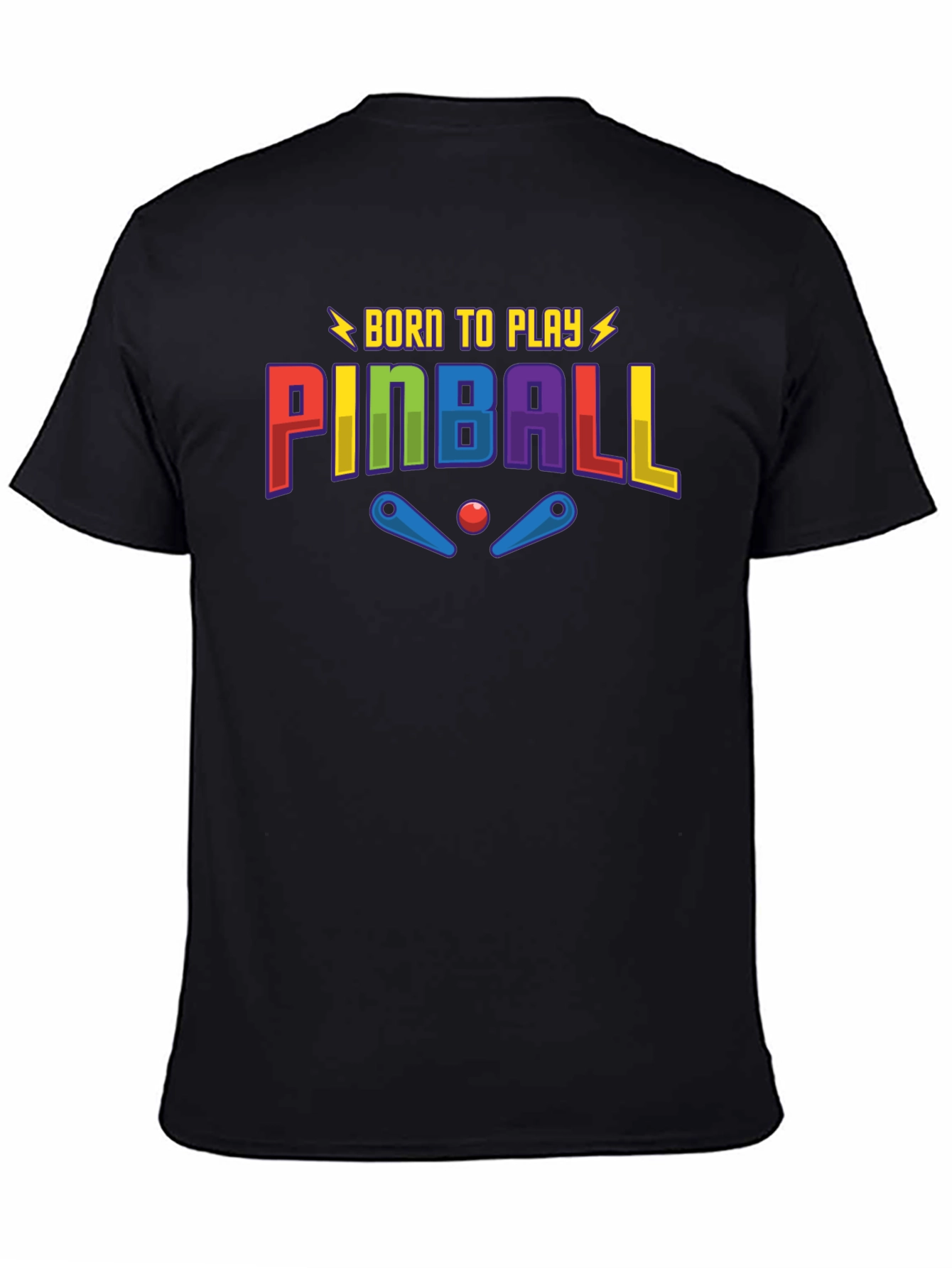 Born to Play Pinball Graphic T-Shirt