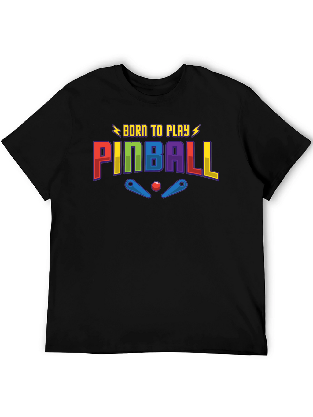 Born to Play Pinball Graphic T-Shirt