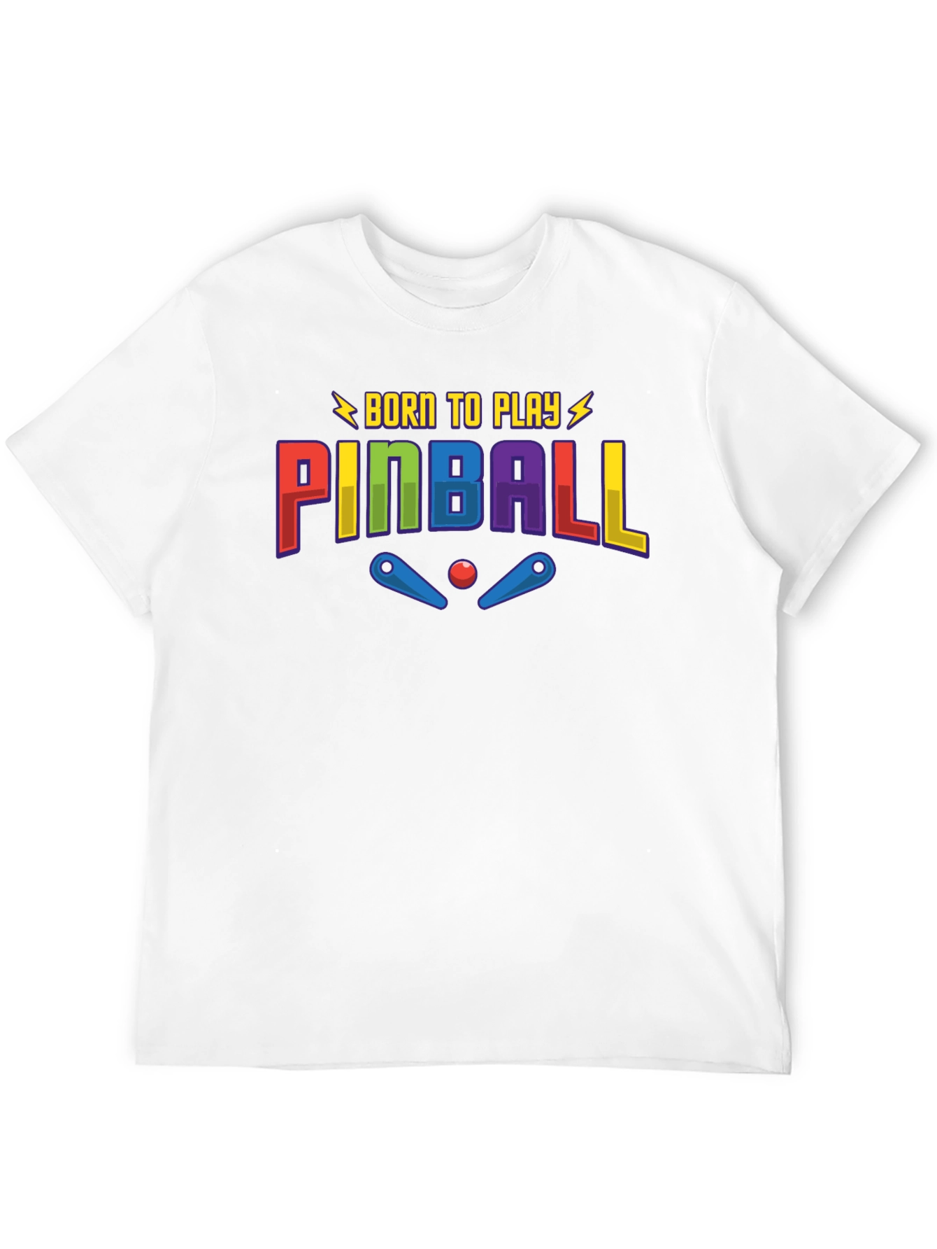 Born to Play Pinball Graphic T-Shirt
