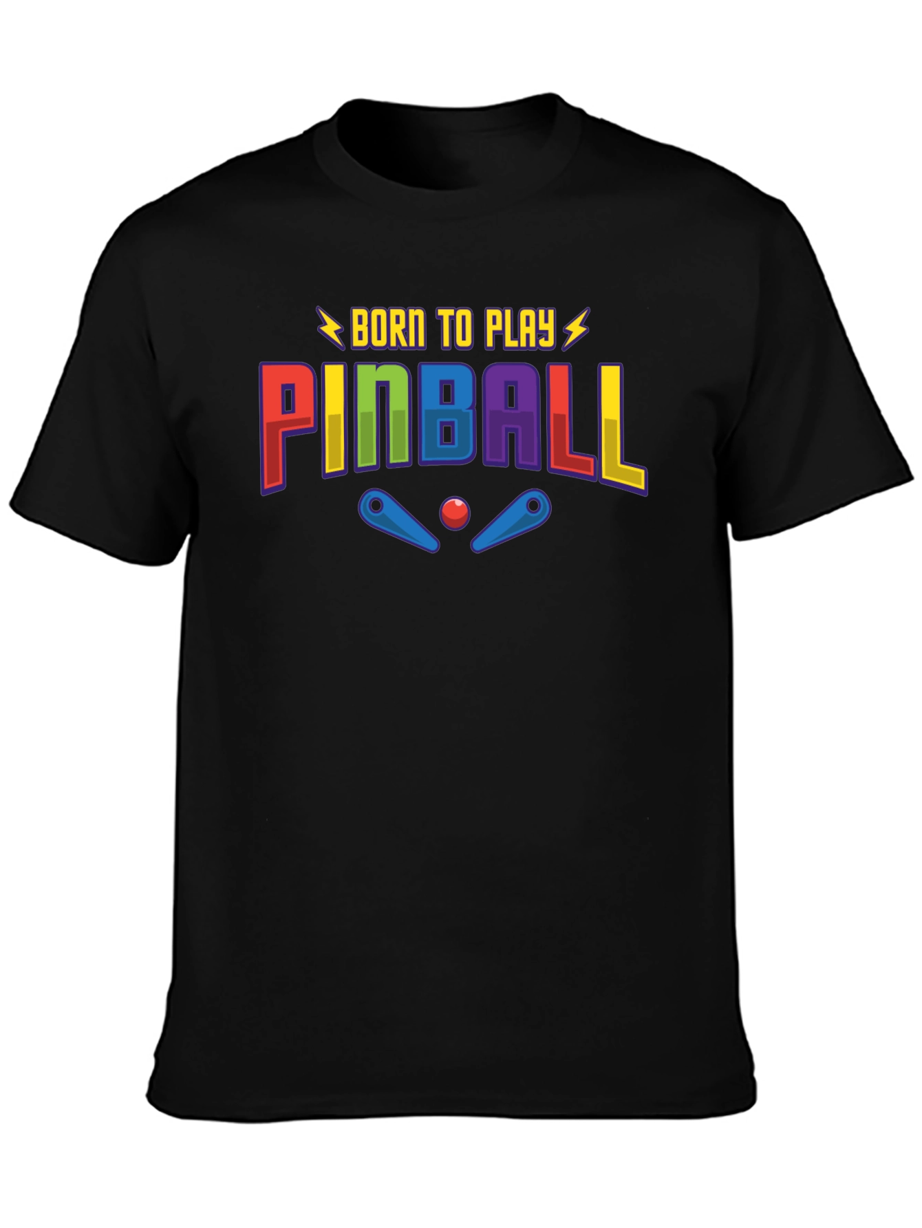Born to Play Pinball Graphic T-Shirt