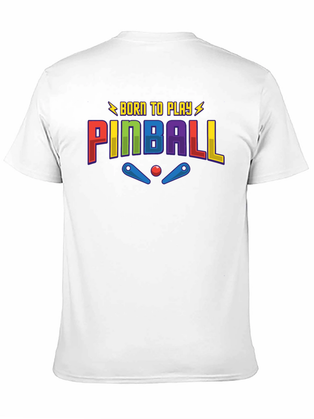 Born to Play Pinball Graphic T-Shirt