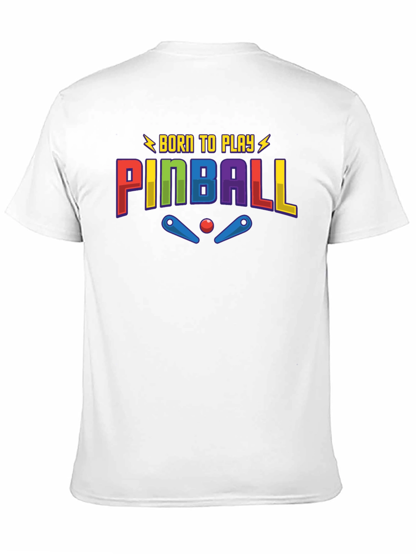 Born to Play Pinball Graphic T-Shirt