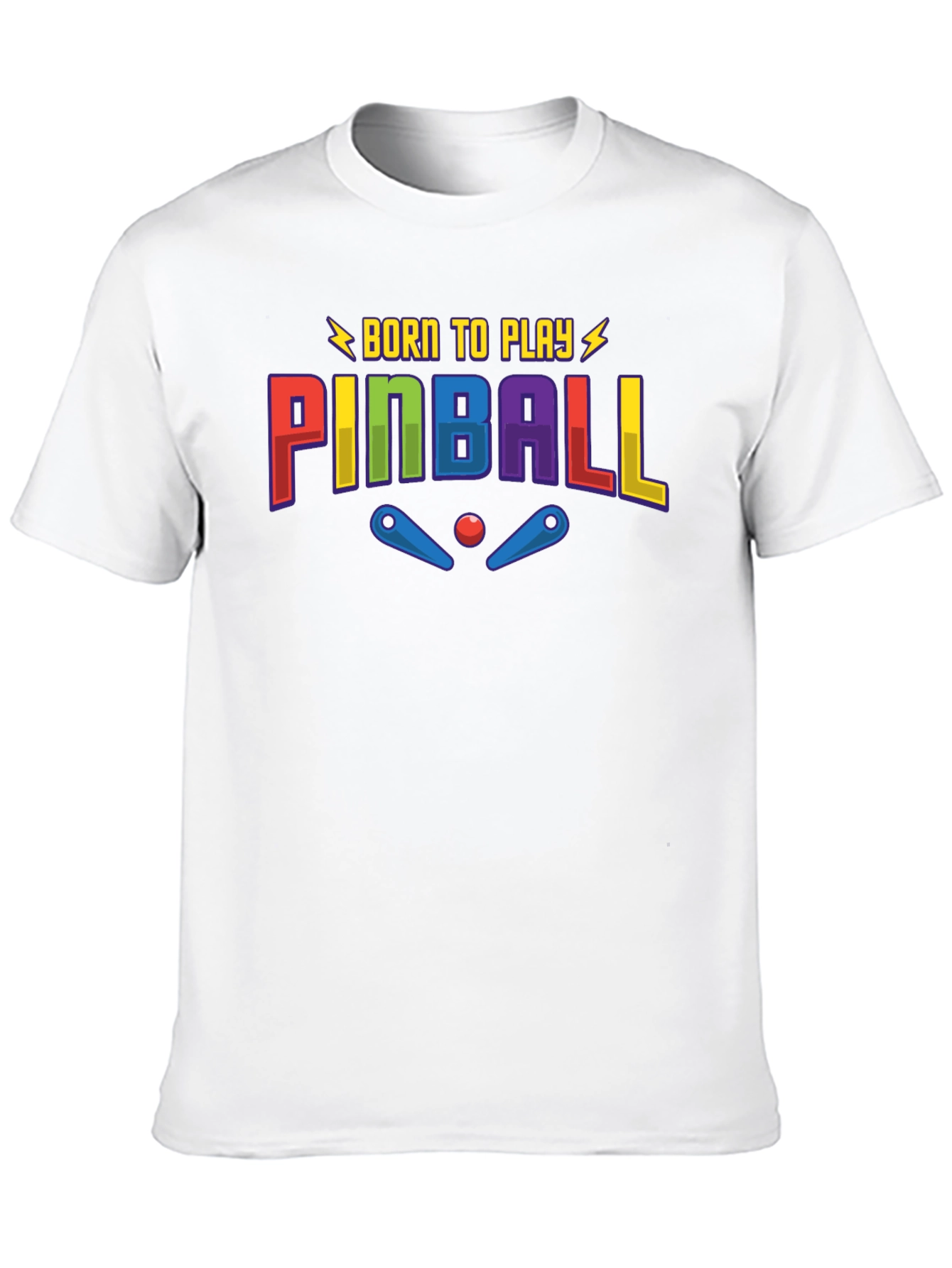 Born to Play Pinball Graphic T-Shirt