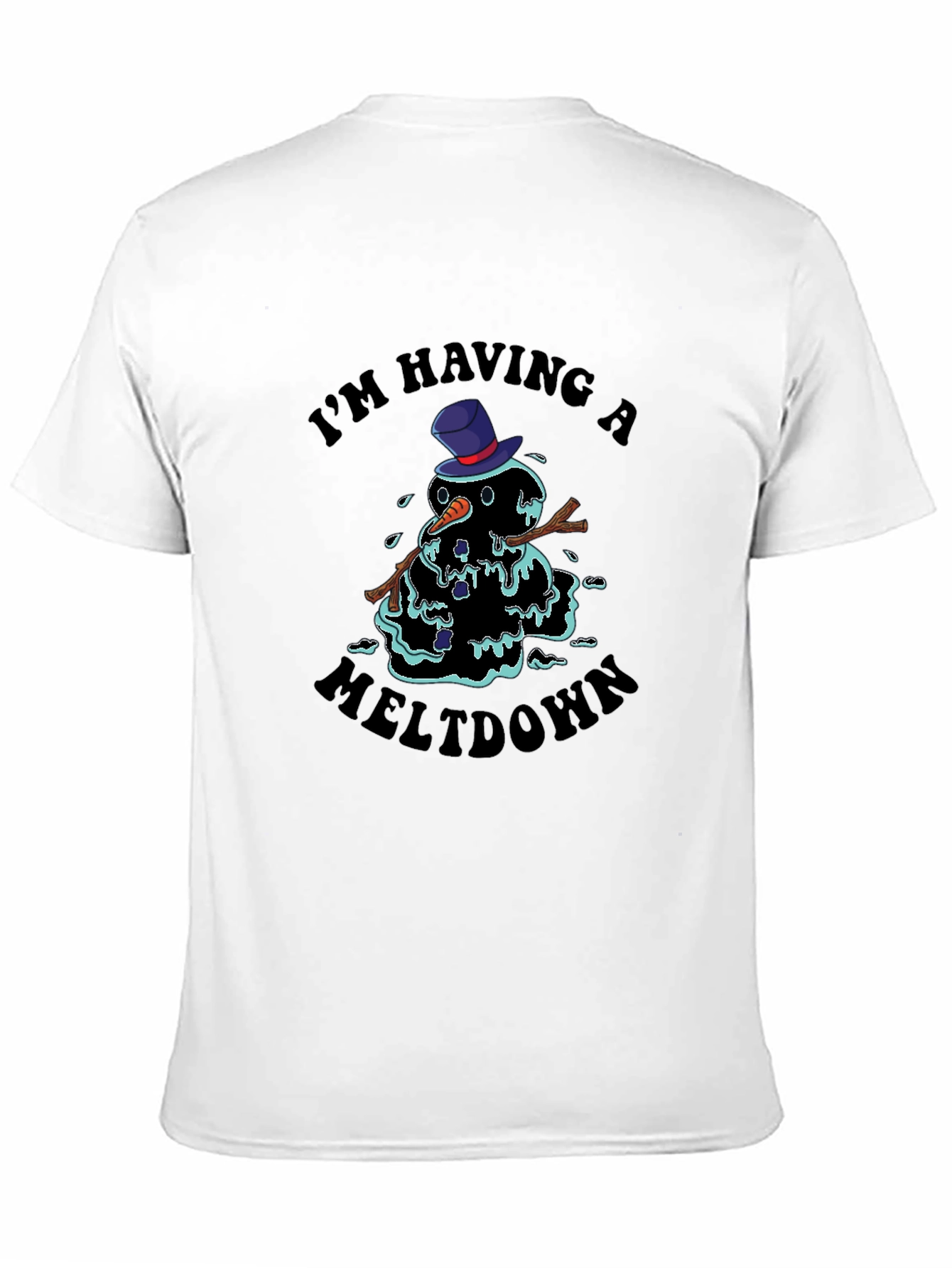 Meltdown Snowman Graphic Tee - Im Having A Meltdown T-Shirt
