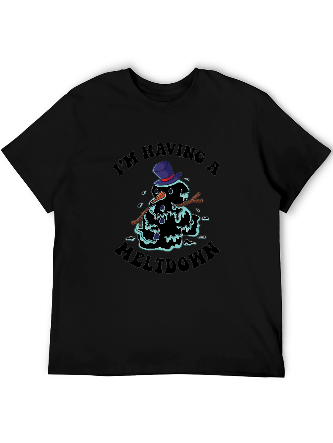 Meltdown Snowman Graphic Tee - Im Having A Meltdown T-Shirt