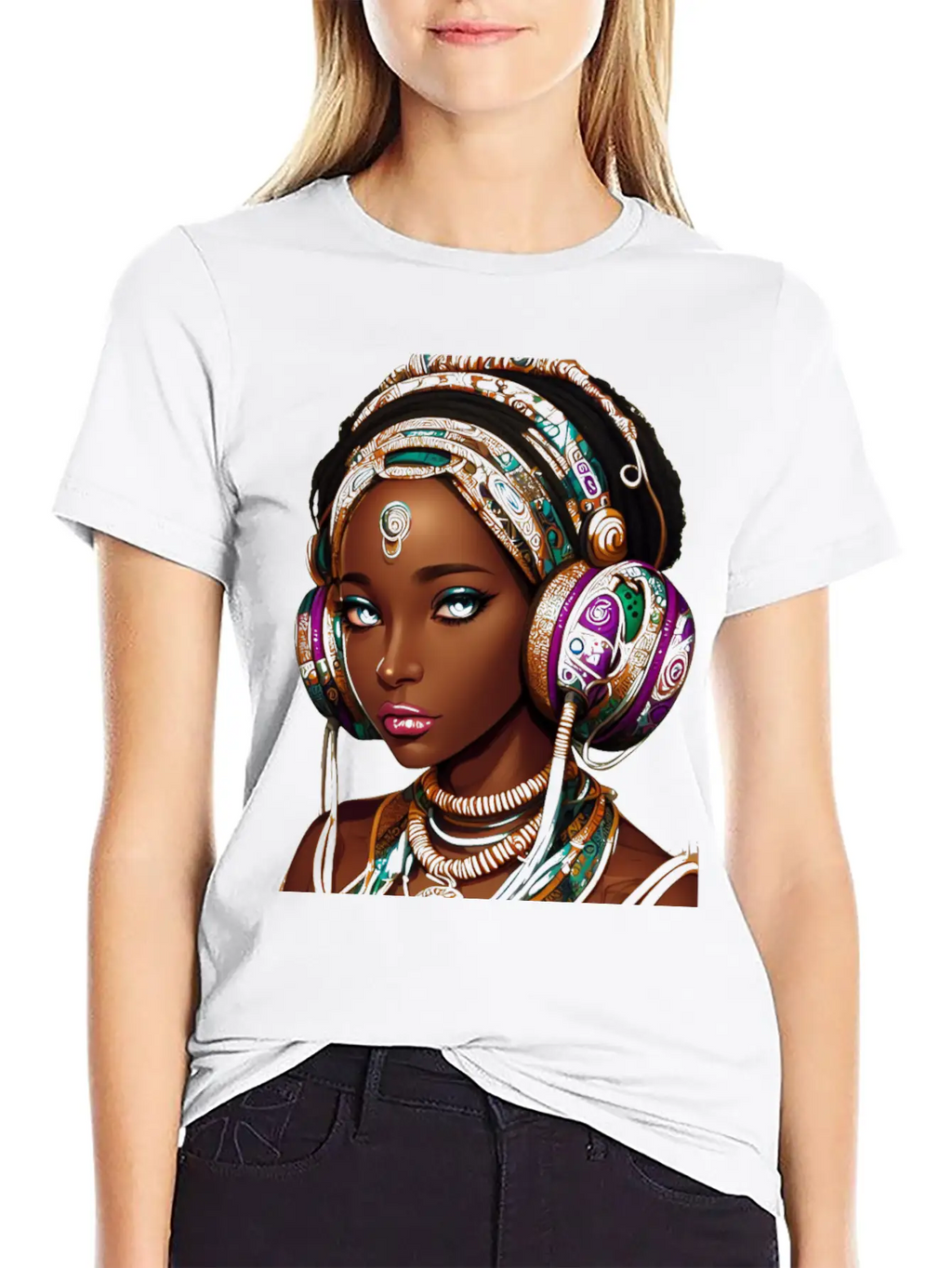 HEADPHONES AND HEADS Unisex Casual T-Shirt – Clean Design For Daily Comfort