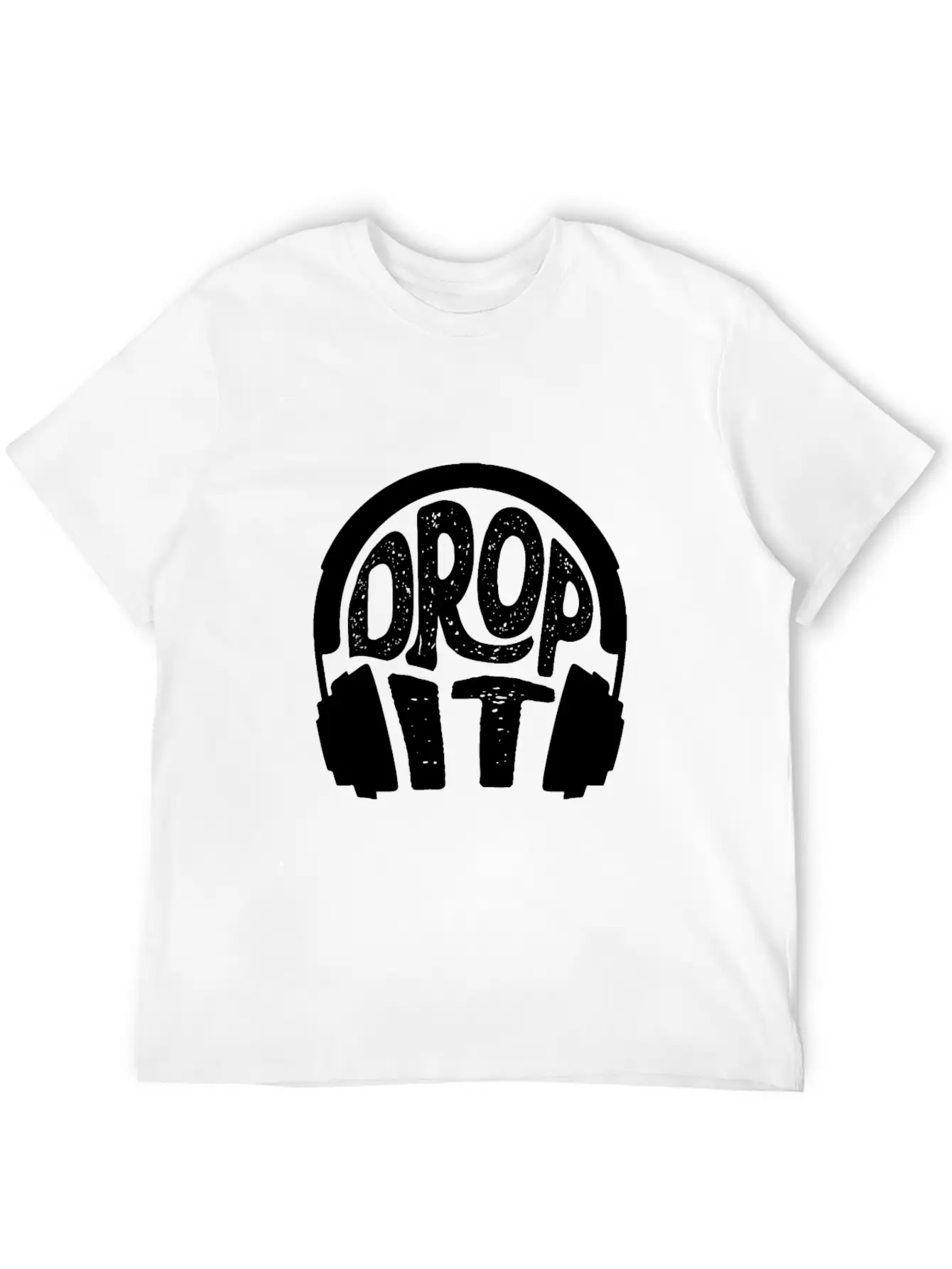 Headphones Music Casual Graphic T-Shirt – Simple And Comfortable Daily Wear