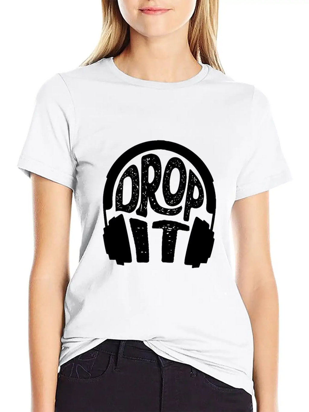 Headphones Music Casual Graphic T-Shirt – Simple And Comfortable Daily Wear