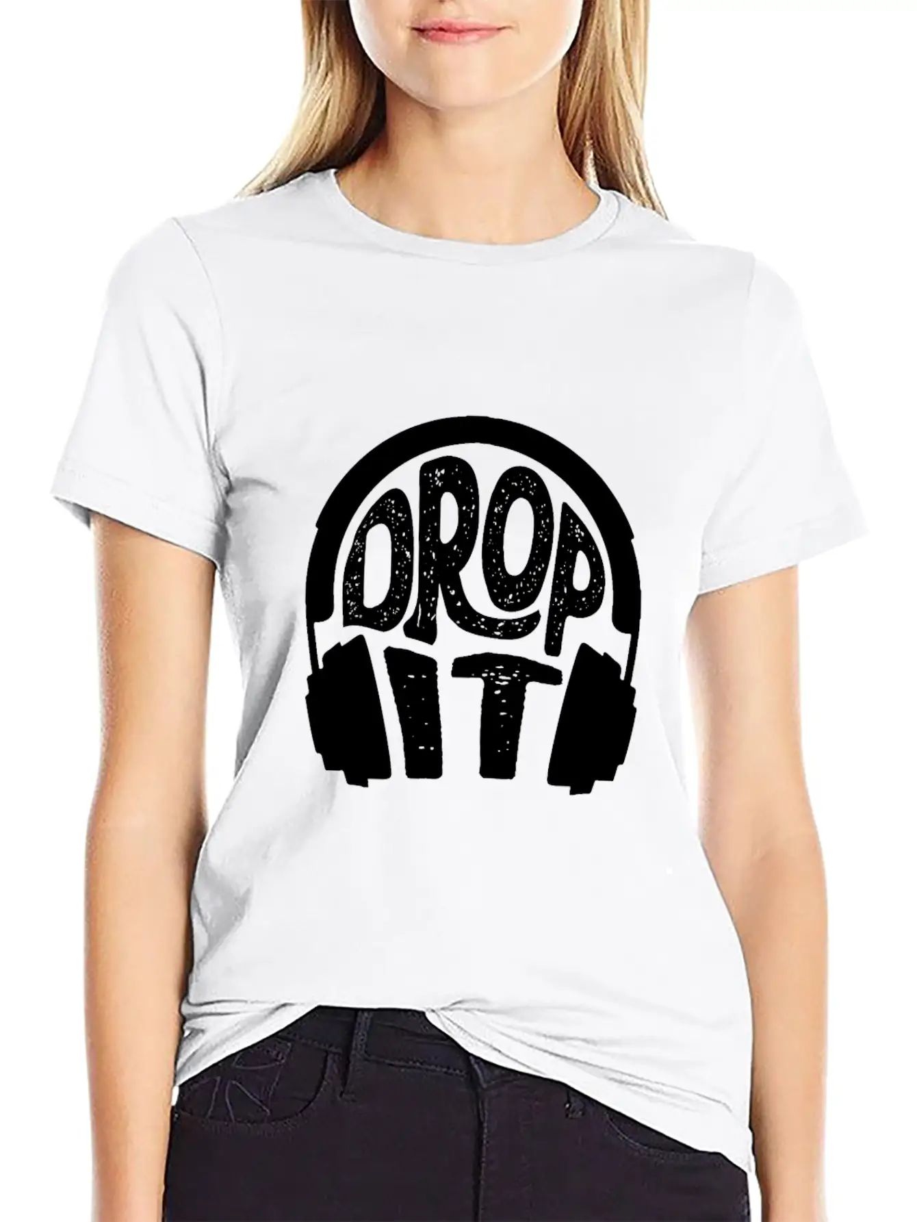 Headphones Music Casual Graphic T-Shirt – Simple And Comfortable Daily Wear
