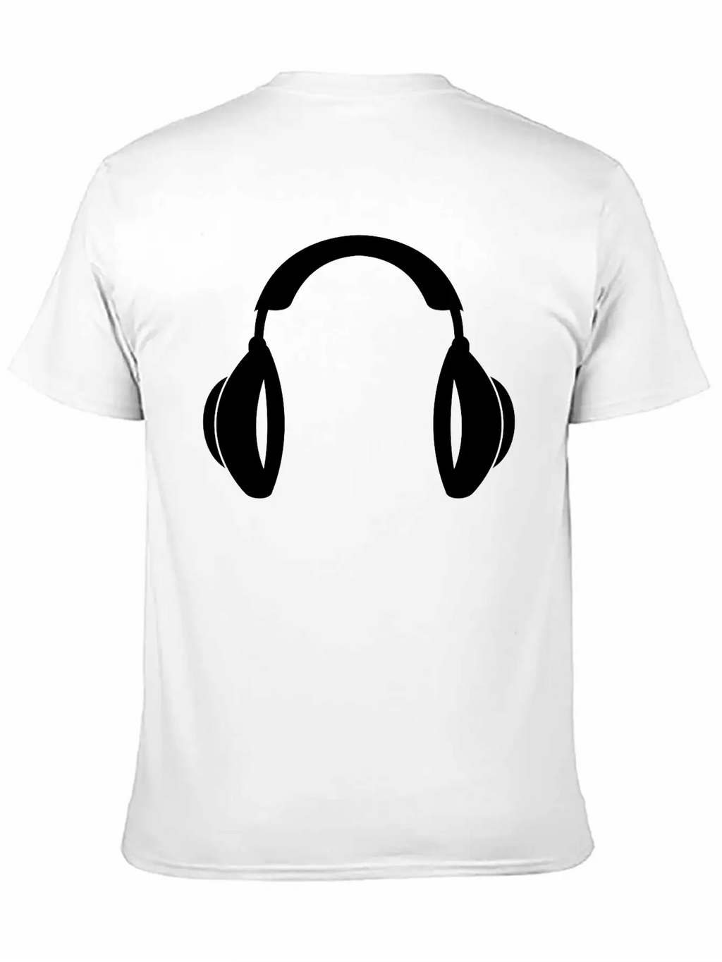 Headphones Music Tunes 1c Unisex Casual T-Shirt – Clean Design For Daily Comfort