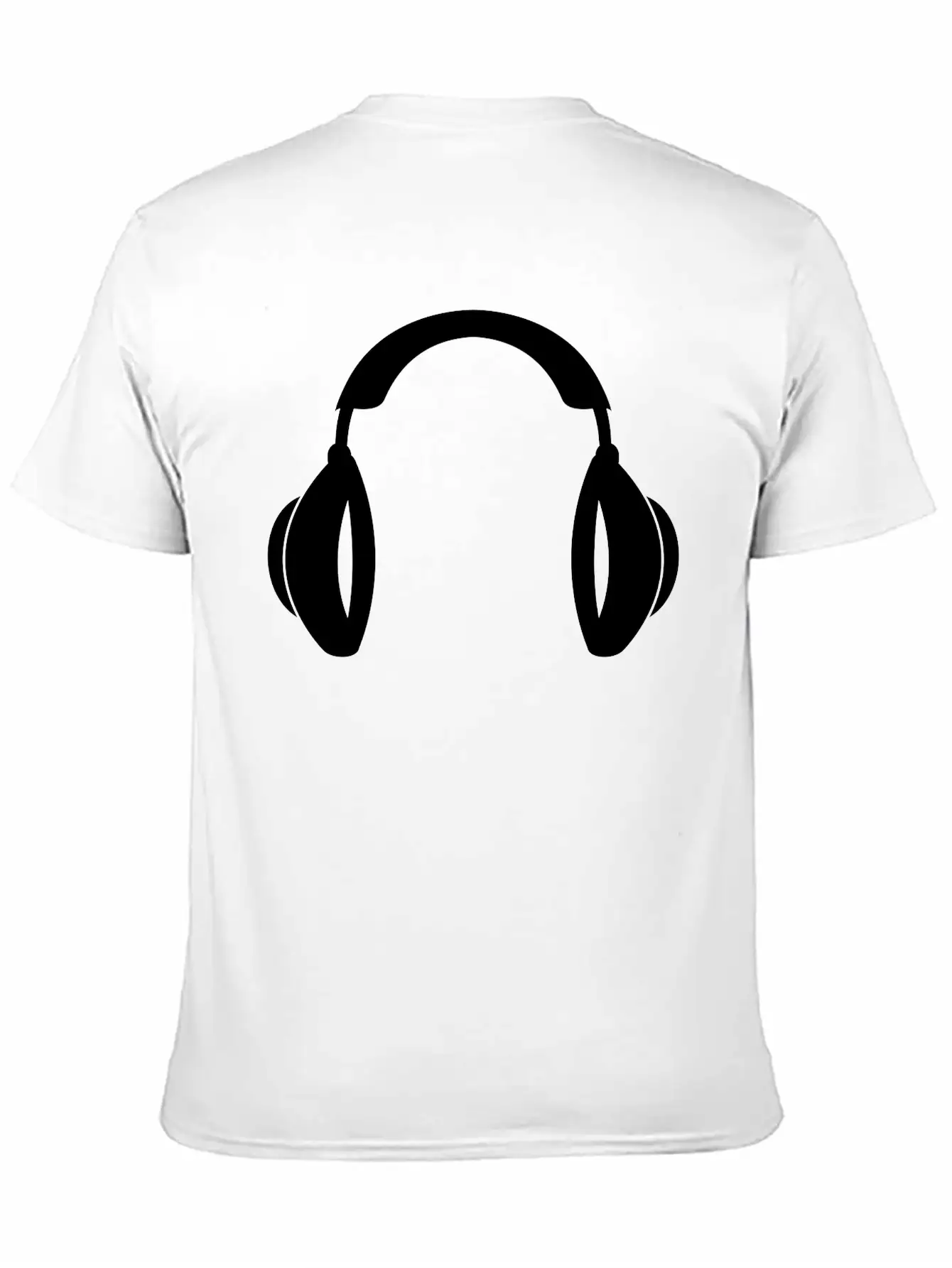 Headphones Music Tunes 1c Unisex Casual T-Shirt – Clean Design For Daily Comfort