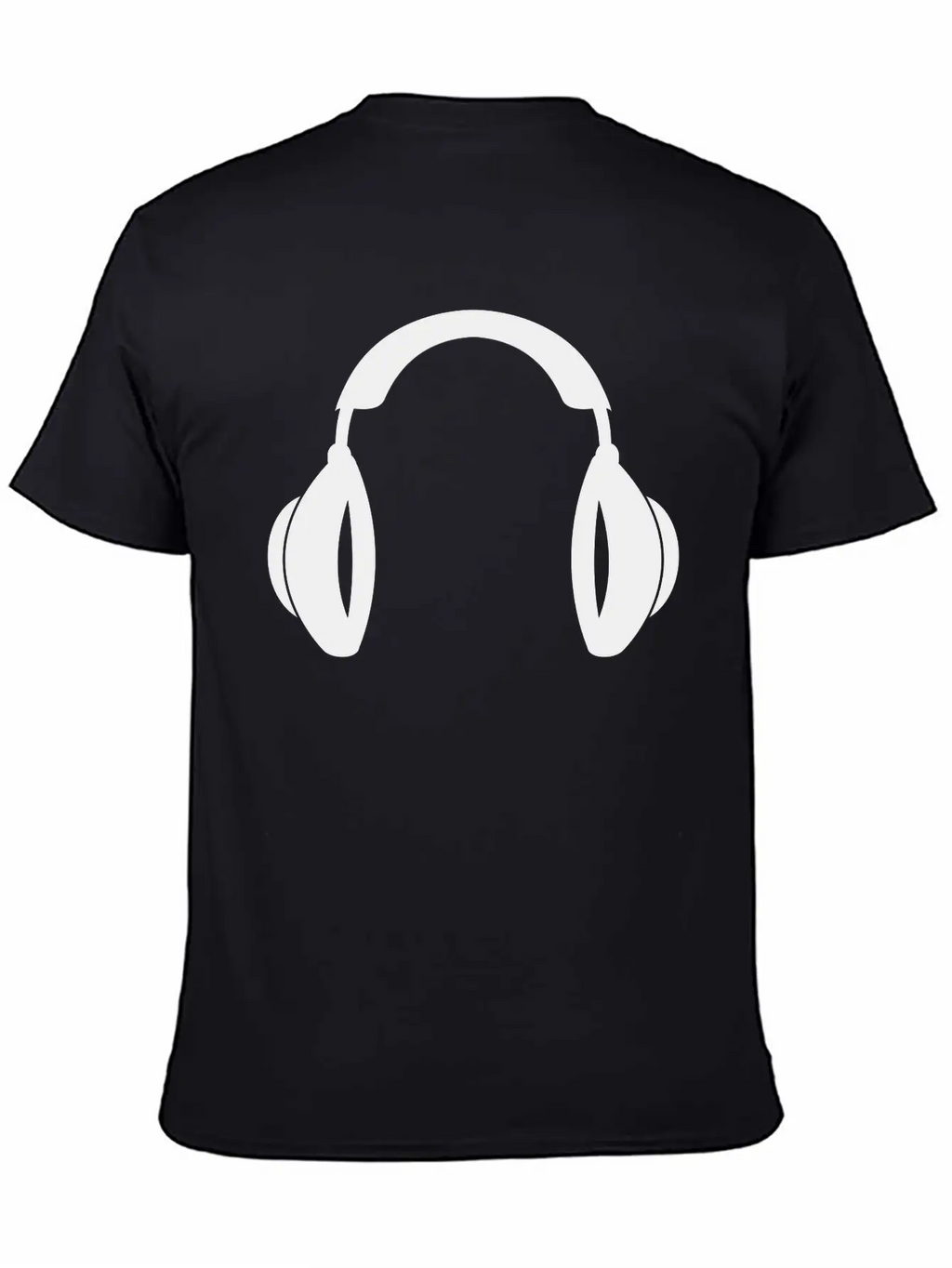 Headphones Music Tunes 1c Unisex Casual T-Shirt – Clean Design For Daily Comfort