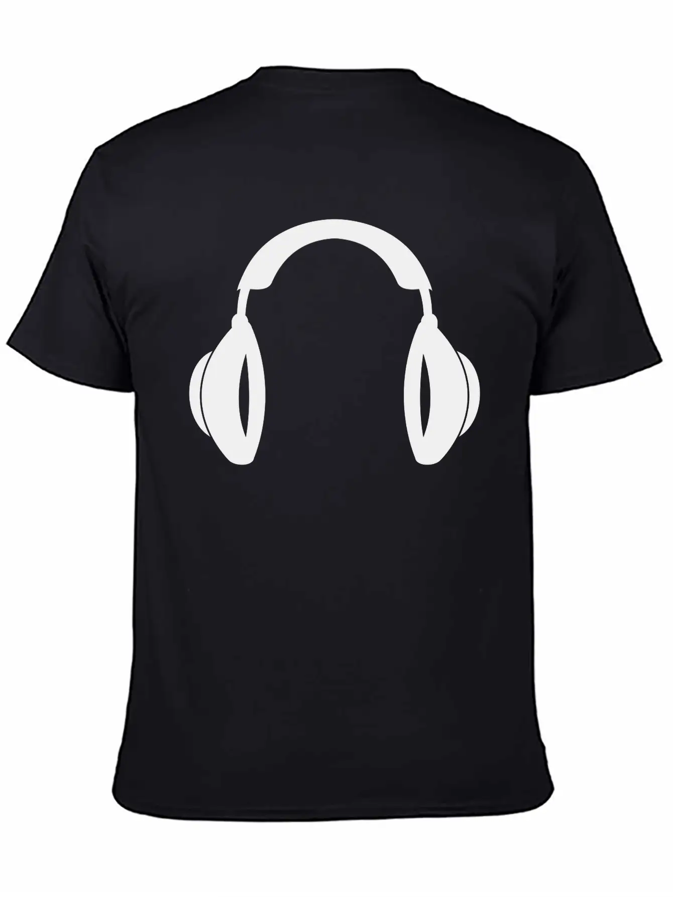 Headphones Music Tunes 1c Unisex Casual T-Shirt – Clean Design For Daily Comfort