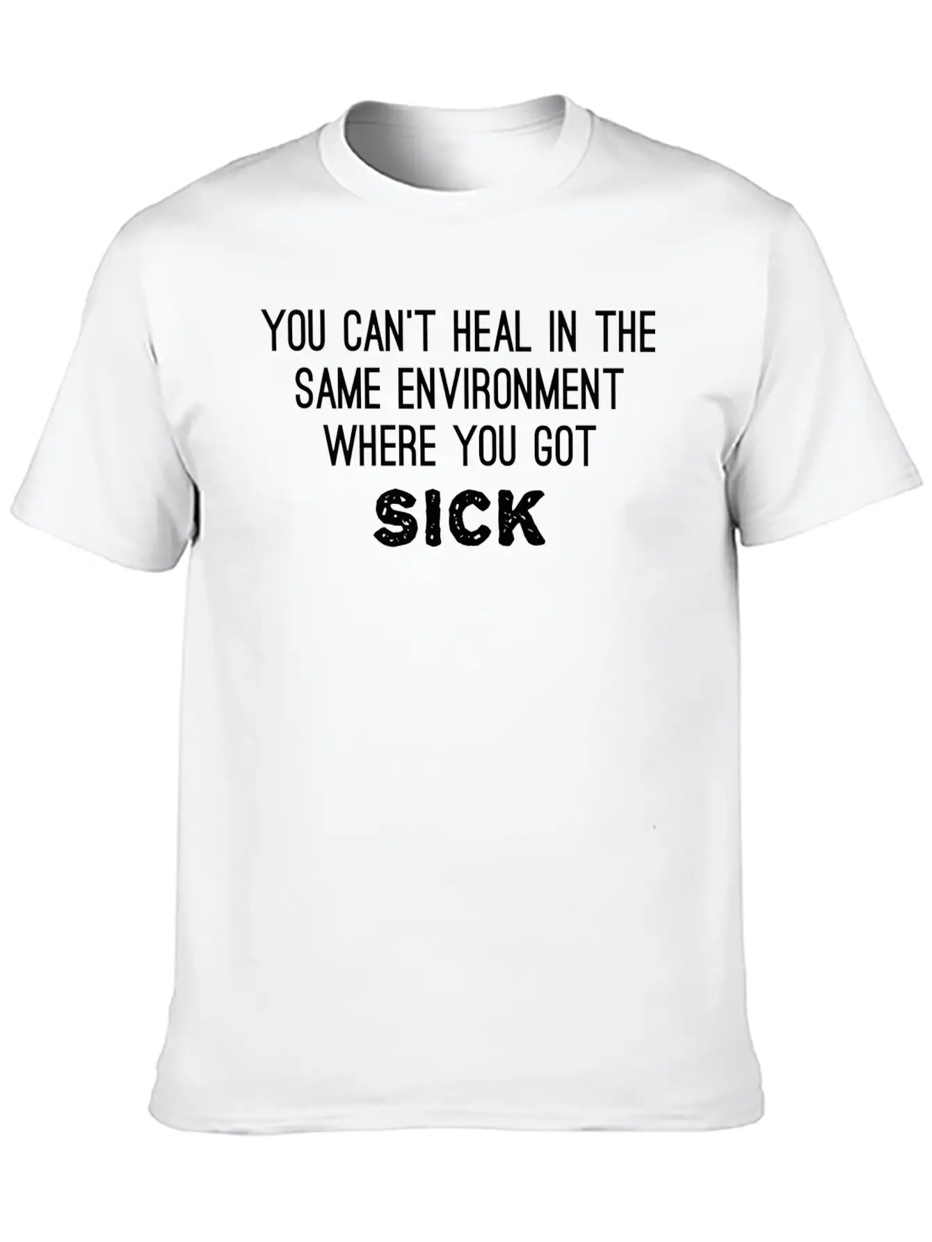 Heal Your Inner Sickness Unisex Short Sleeve Soft Cotton T-Shirt – Casual Everyday Wear