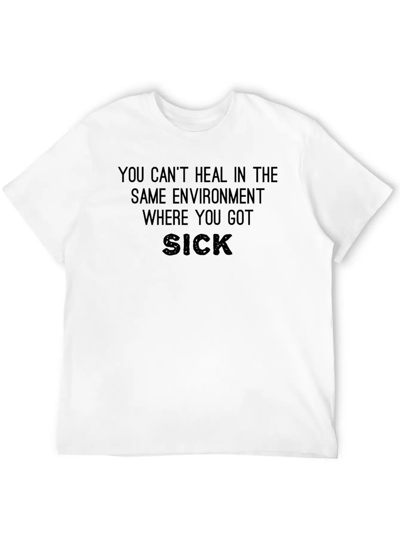 Heal Your Inner Sickness Unisex Short Sleeve Soft Cotton T-Shirt – Casual Everyday Wear