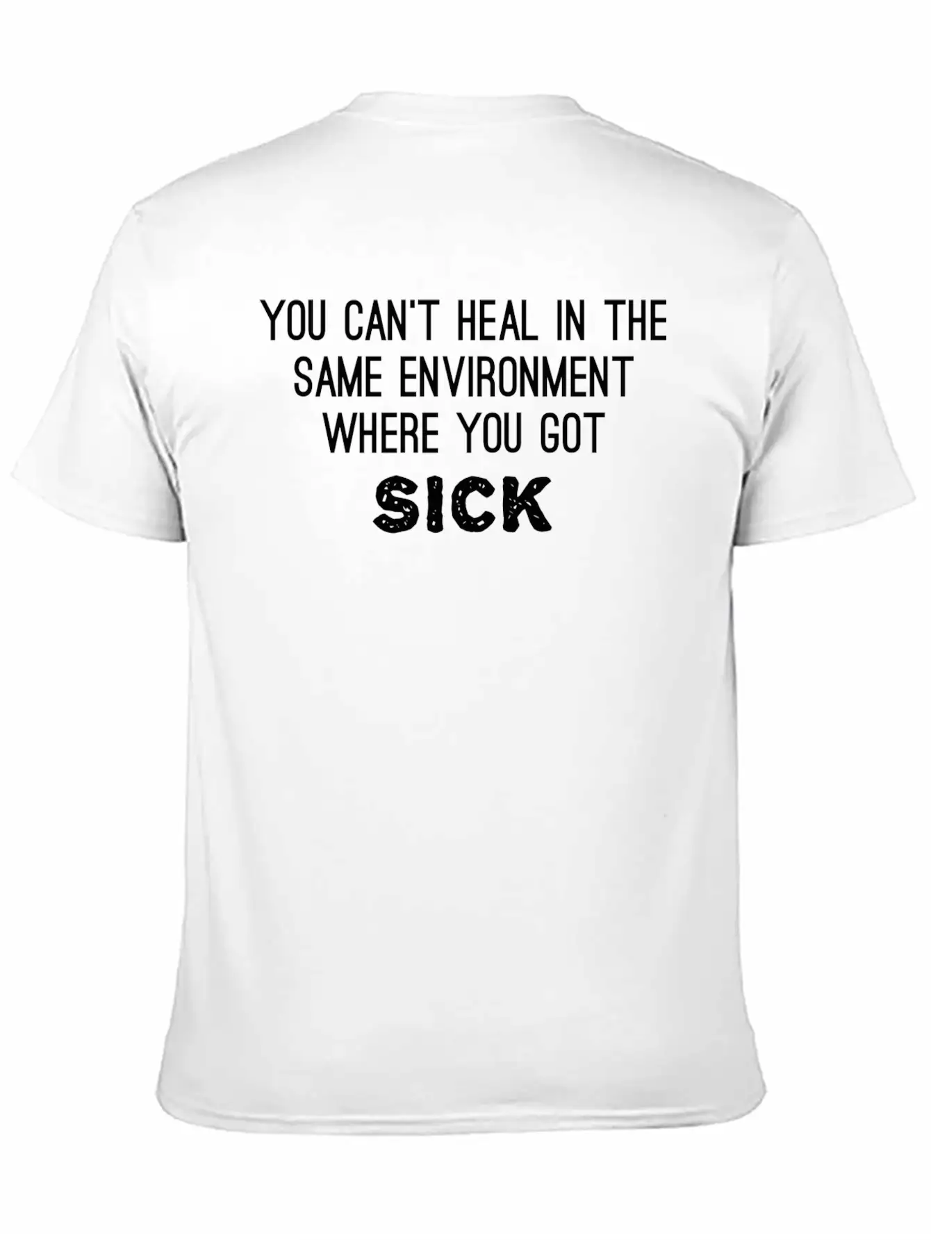 Heal Your Inner Sickness Unisex Short Sleeve Soft Cotton T-Shirt – Casual Everyday Wear