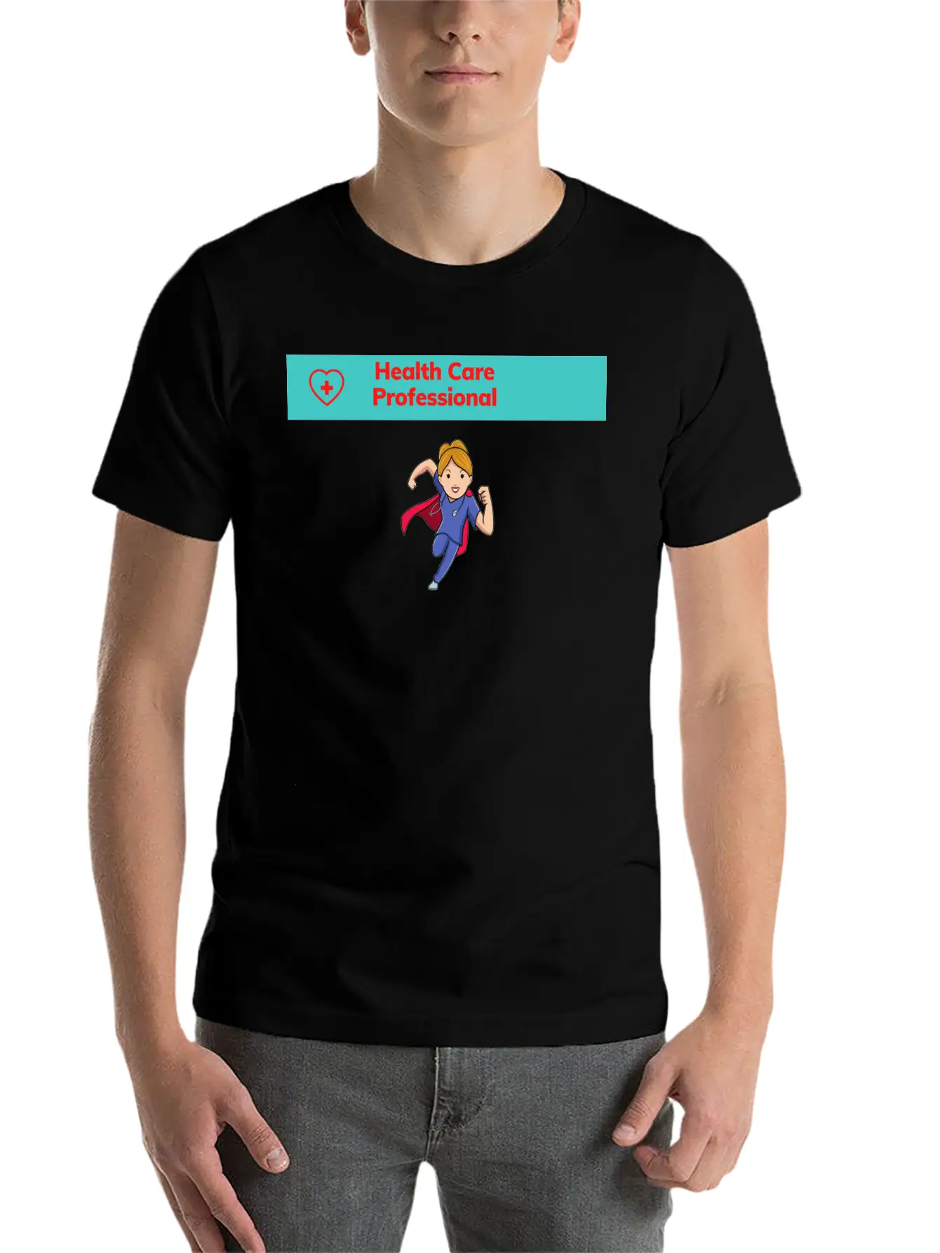 Health Care Professional Unisex Casual T-Shirt – Clean Design For Daily Comfort
