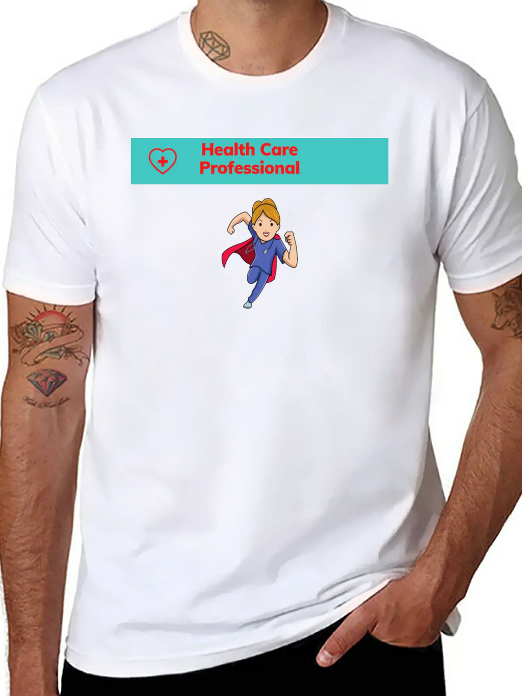 Health Care Professional Unisex Casual T-Shirt – Clean Design For Daily Comfort