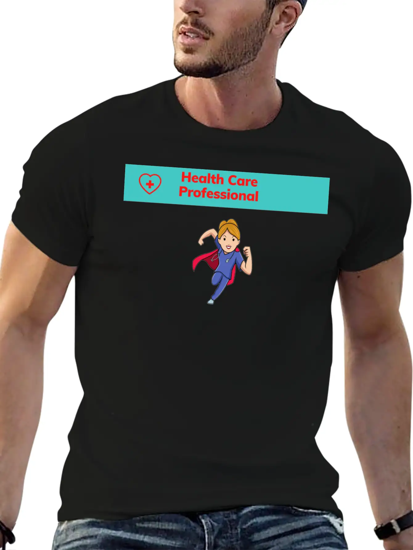 Health Care Professional Unisex Casual T-Shirt – Clean Design For Daily Comfort
