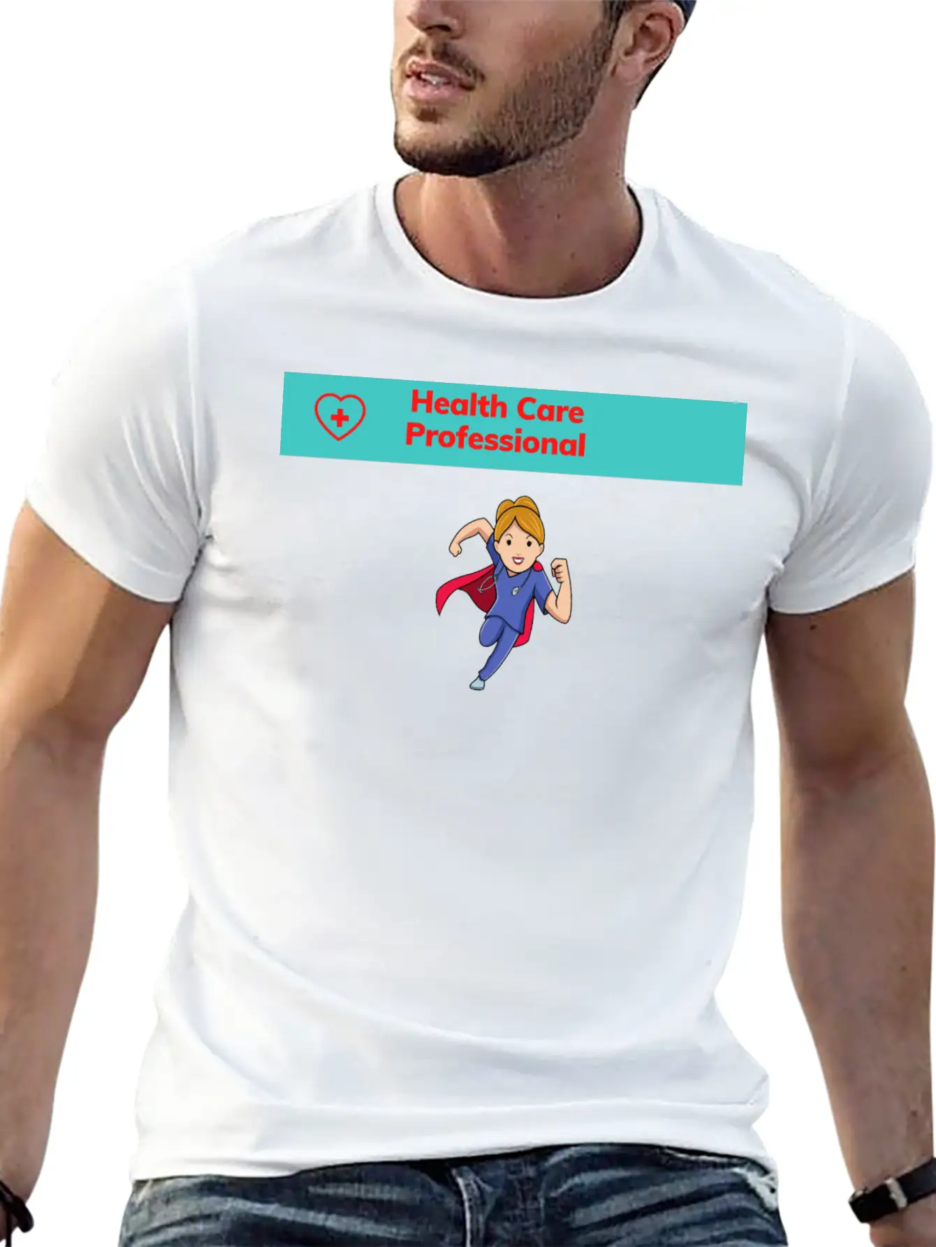 Health Care Professional Unisex Casual T-Shirt – Clean Design For Daily Comfort
