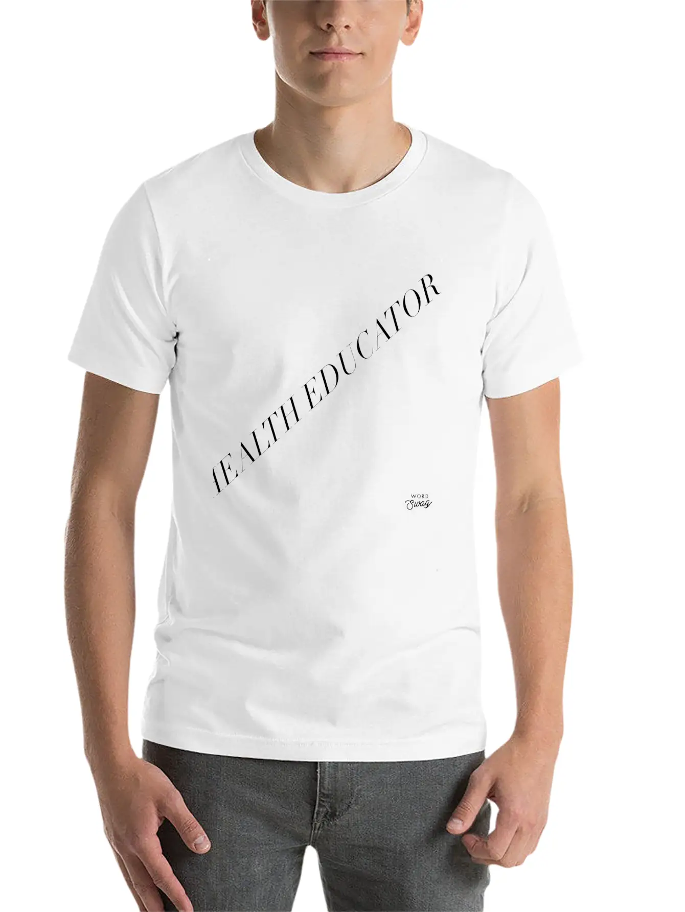 Health Educator Casual Graphic T-Shirt – Simple And Comfortable Daily Wear