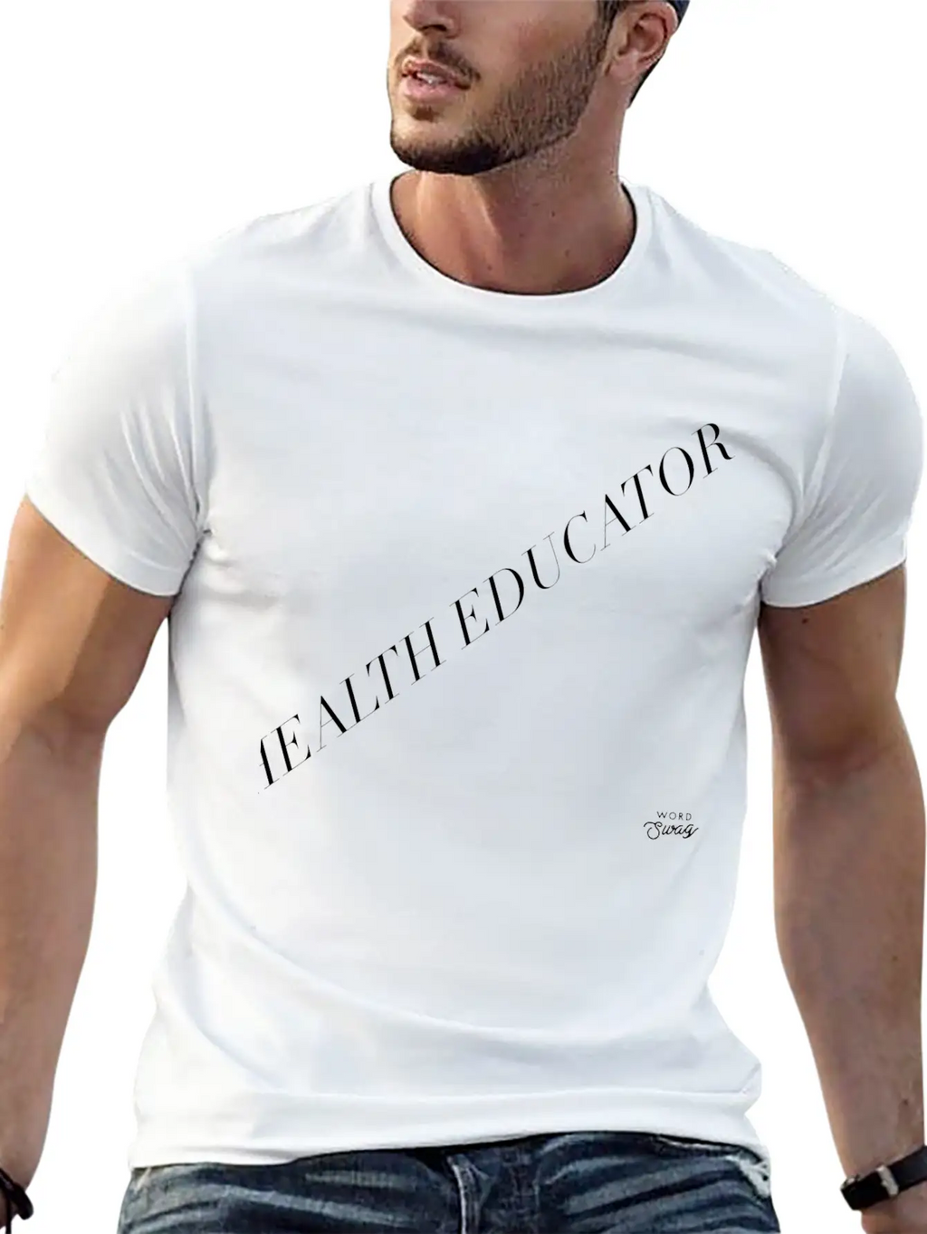 Health Educator Casual Graphic T-Shirt – Simple And Comfortable Daily Wear