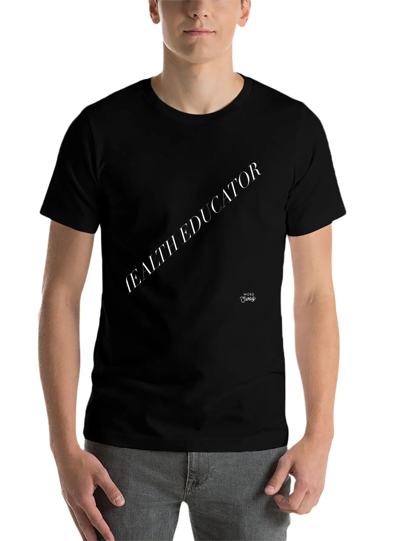 Health Educator Casual Graphic T-Shirt – Simple And Comfortable Daily Wear