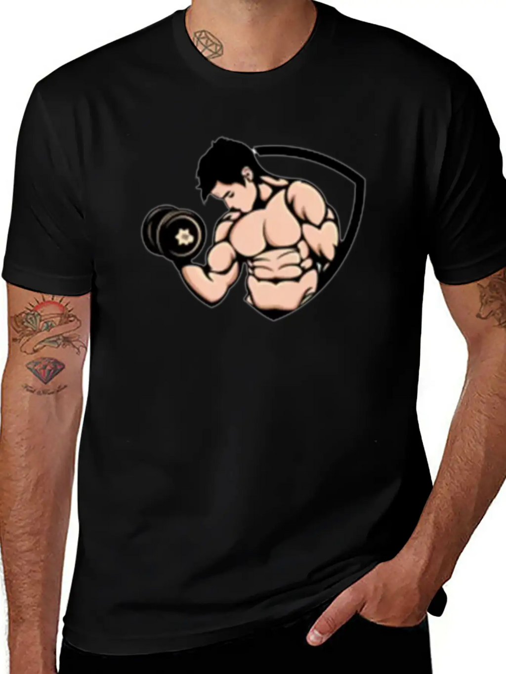 Health Is Wealth Unisex Casual T-Shirt – Clean Design For Daily Comfort
