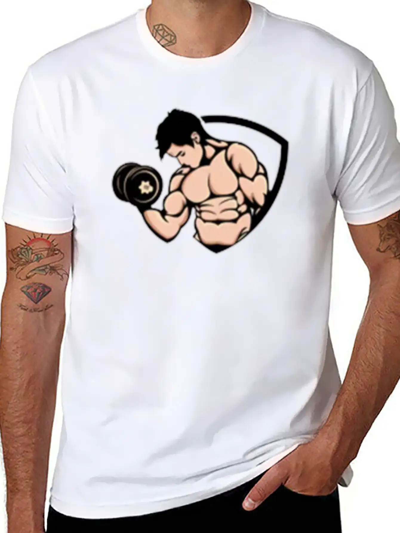 Health Is Wealth Unisex Casual T-Shirt – Clean Design For Daily Comfort