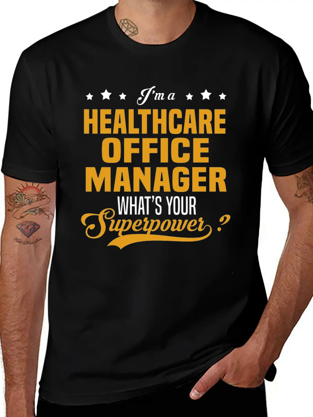 Healthcare Office Manager Breathable Soft Cotton T-Shirt – Timeless Casual Look