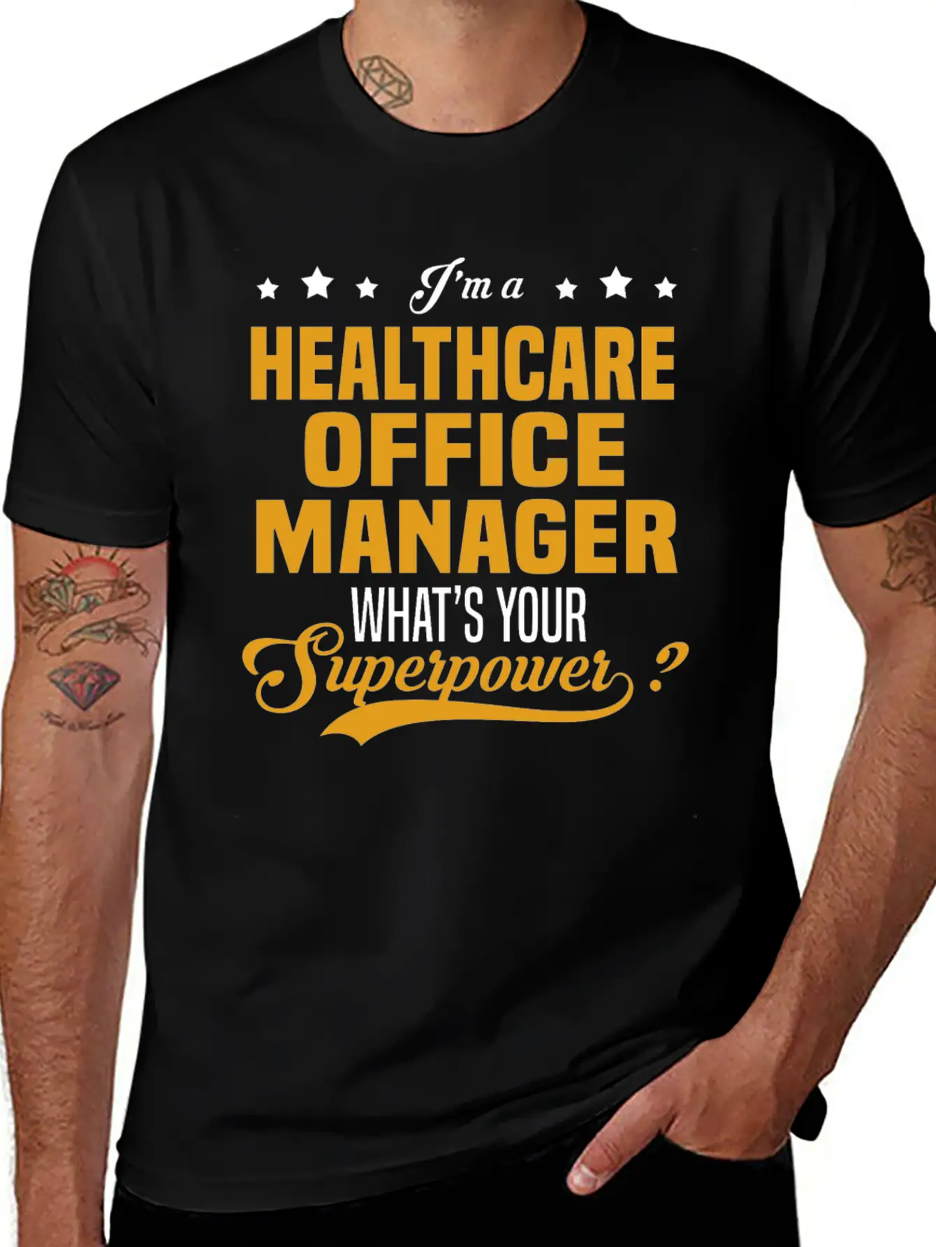 Healthcare Office Manager Breathable Soft Cotton T-Shirt – Timeless Casual Look