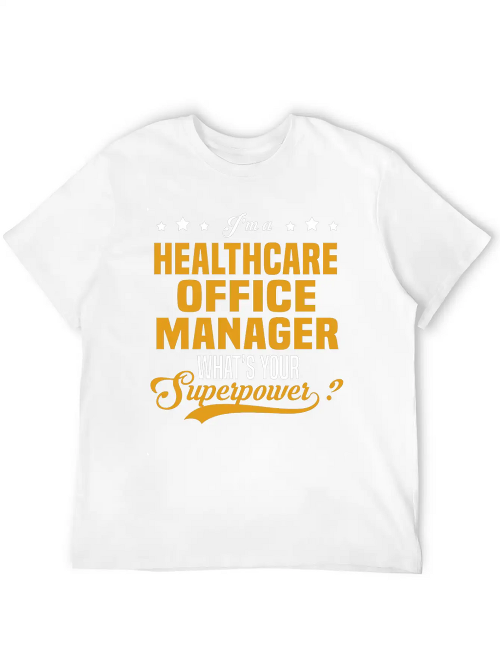 Healthcare Office Manager Breathable Soft Cotton T-Shirt – Timeless Casual Look