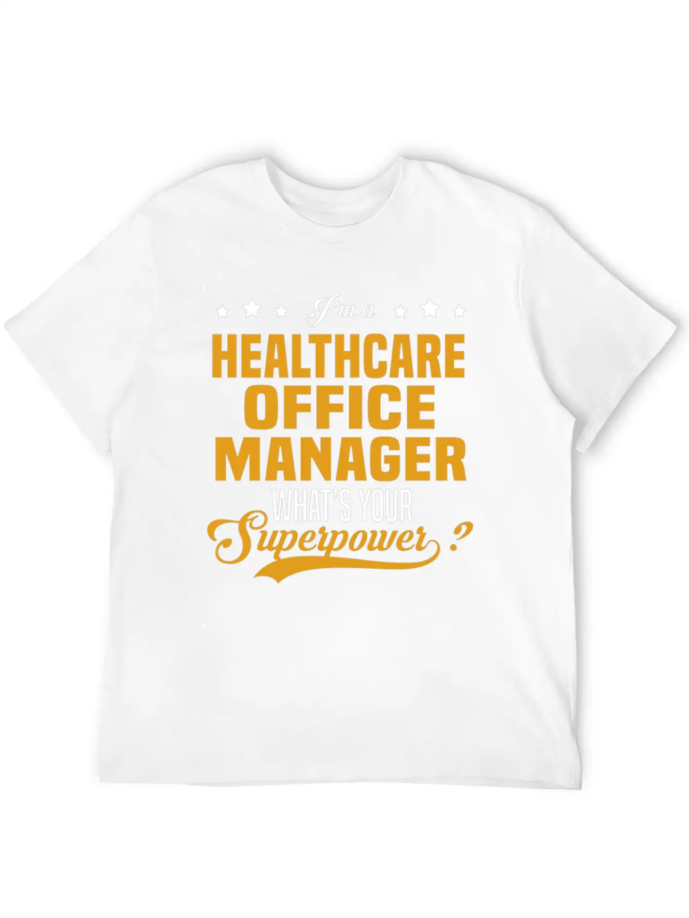Healthcare Office Manager Breathable Soft Cotton T-Shirt – Timeless Casual Look